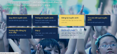 Hà Nội tuyển sinh đầu cấp trực tuyến