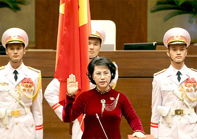Lễ tuyên thệ nhậm chức của Chủ tịch Quốc hội Lễ tuyên thệ nhậm chức của Chủ tịch Quốc hội