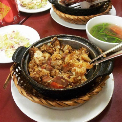 Cơm niêu xá xíu Singapore – món ngon tròn vị Hà thành 