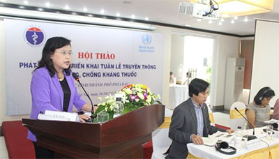 Phát động tuần lễ truyền thông về phòng, chống kháng thuốc Phát động tuần lễ truyền thông về phòng, chống kháng thuốc