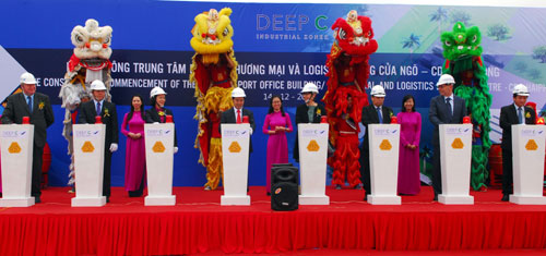 Động thổ KCN DEEP C II và Khởi công xây dựng Trung tâm DVTM và Logistics cảng cửa ngõ - CDC Hải Phòng