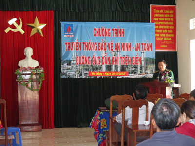 KĐN tuyên truyền bảo vệ đường ống dẫn khí dưới biển KĐN tuyên truyền bảo vệ đường ống dẫn khí dưới biển