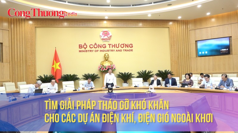 Tìm giải pháp tháo gỡ khó khăn cho các dự án điện khí, điện gió ngoài khơi