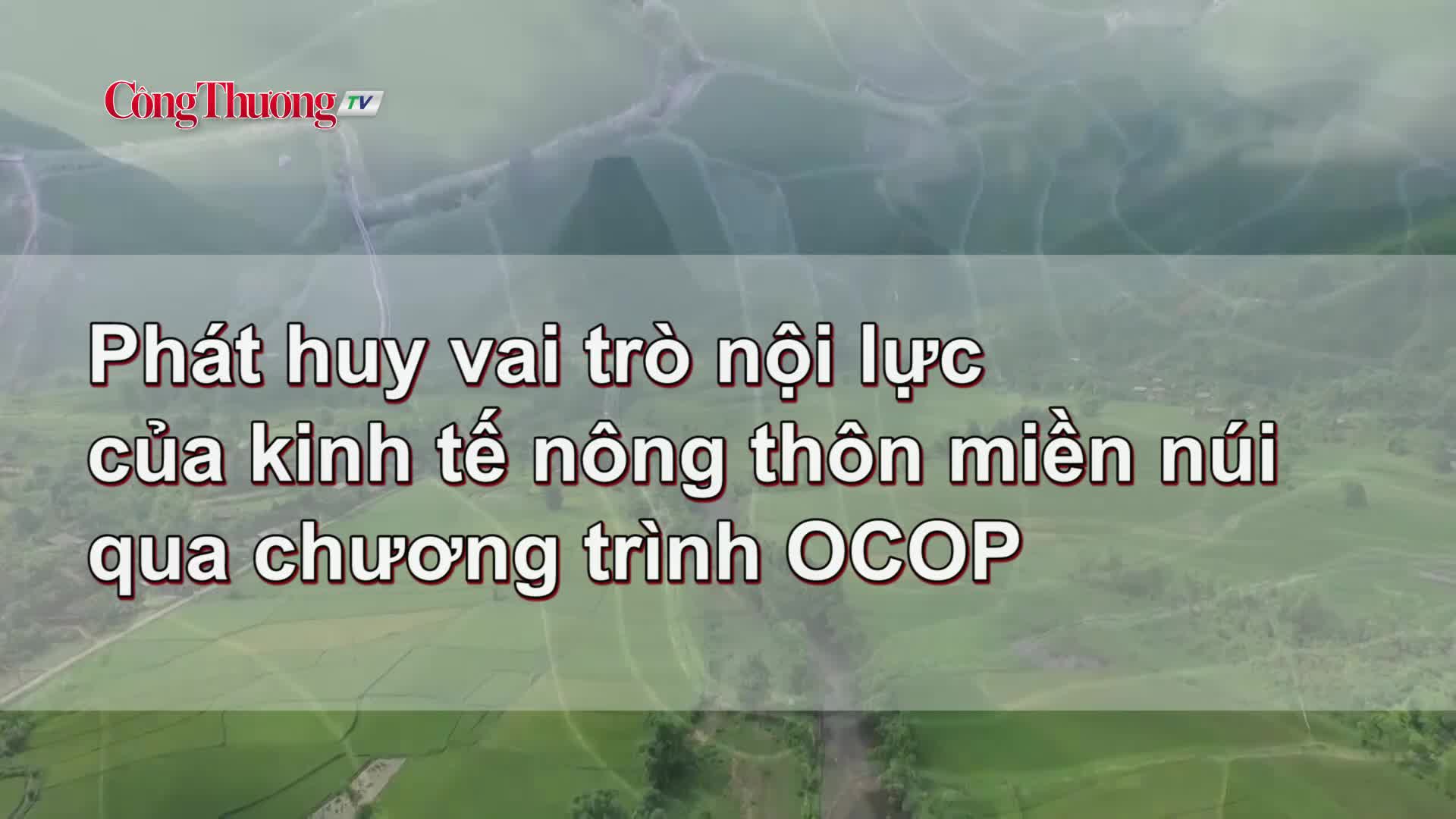 Phát huy vai trò nội lực của kinh tế nông thôn miền núi qua chương trình OCOP