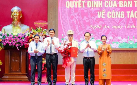 Đại tá Đinh Việt Dũng giữ chức Bí thư Đảng ủy Công an tỉnh Nghệ An