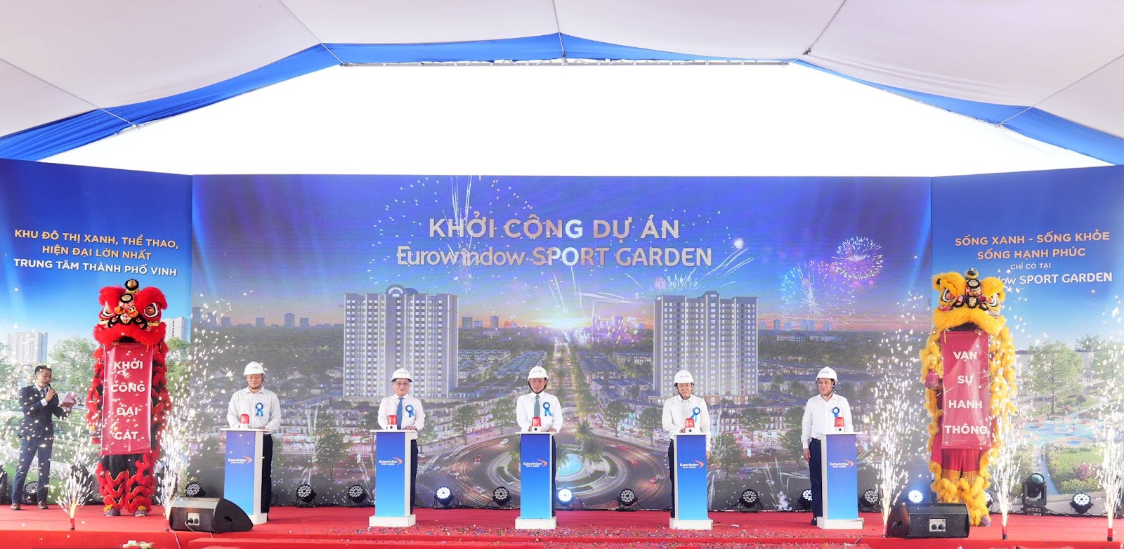 Khởi công Khu đô thị xanh, thể thao Eurowindow Sport Garden tại  TP. Vinh