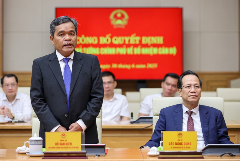 Ông Hồ Văn Niên giữ chức Thứ trưởng Thường trực Bộ Dân tộc và Tôn giáo