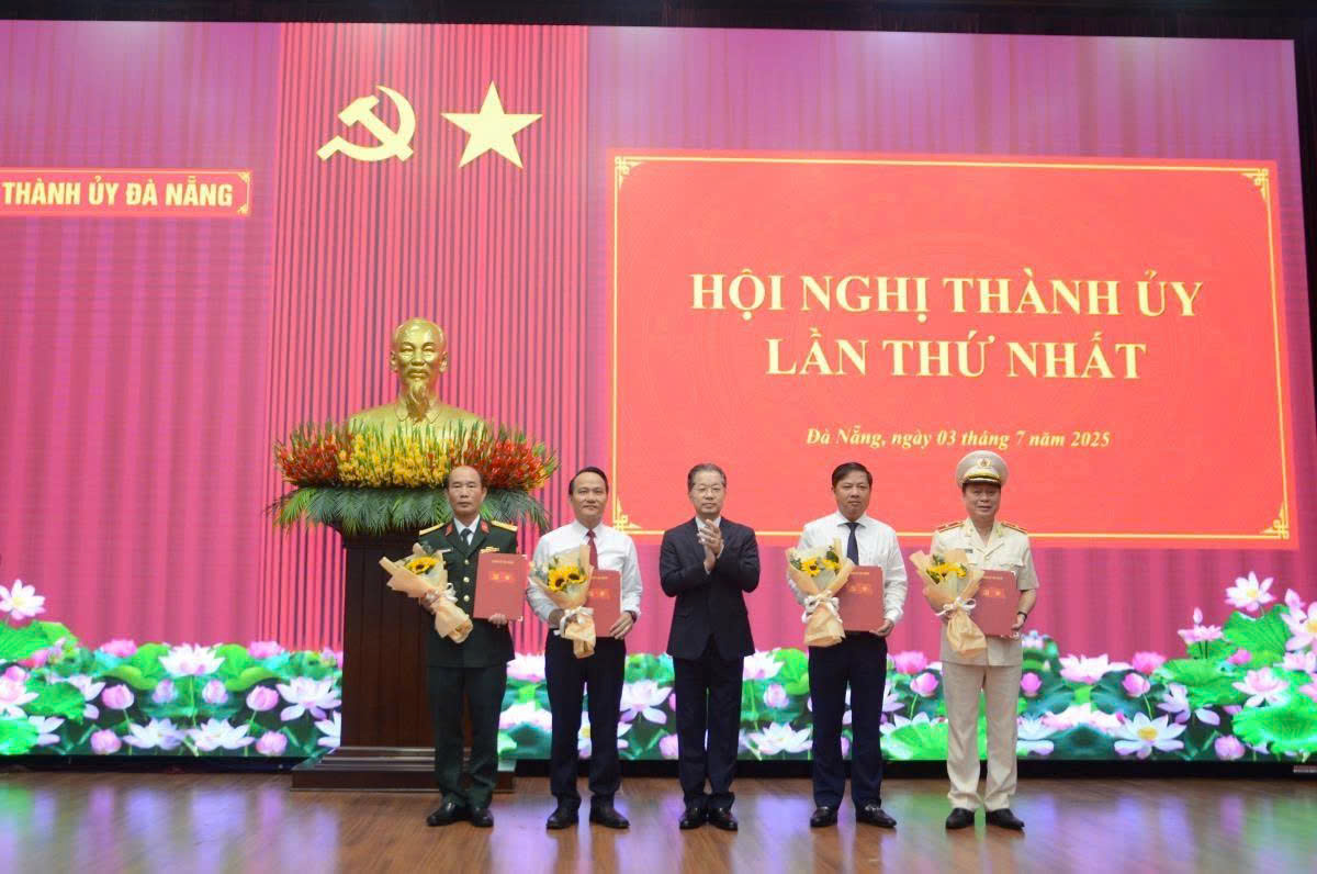 Thành ủy Đà Nẵng (mới) công bố bổ nhiệm hàng loạt nhân sự chủ chốt