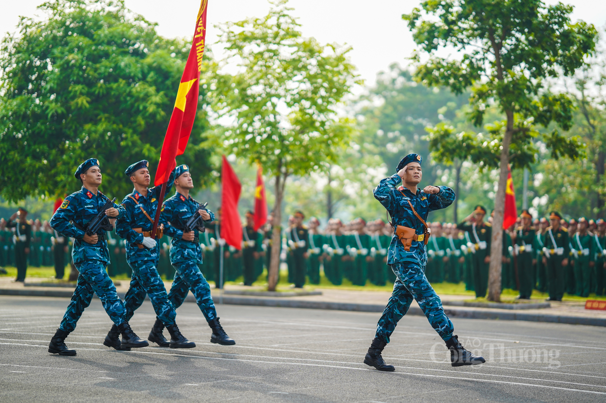 Hơn 7.400 chiến sĩ vượt nắng, hợp luyện lần 3 diễu binh kỷ niệm Quốc khánh 2/9