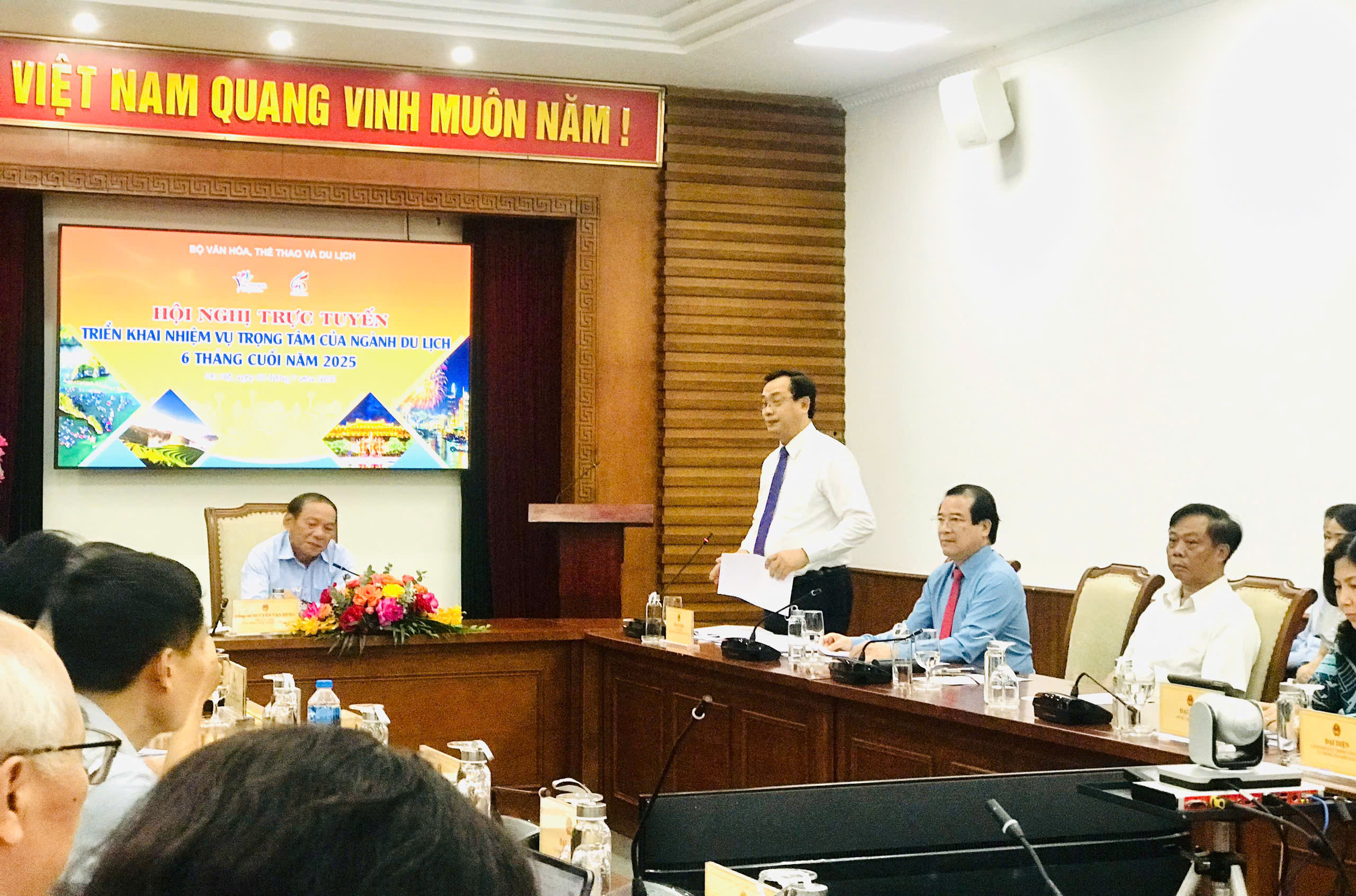 Ngành du lịch tổ chức hội nghị triển khai nhiệm vụ 6 tháng cuối năm 2025