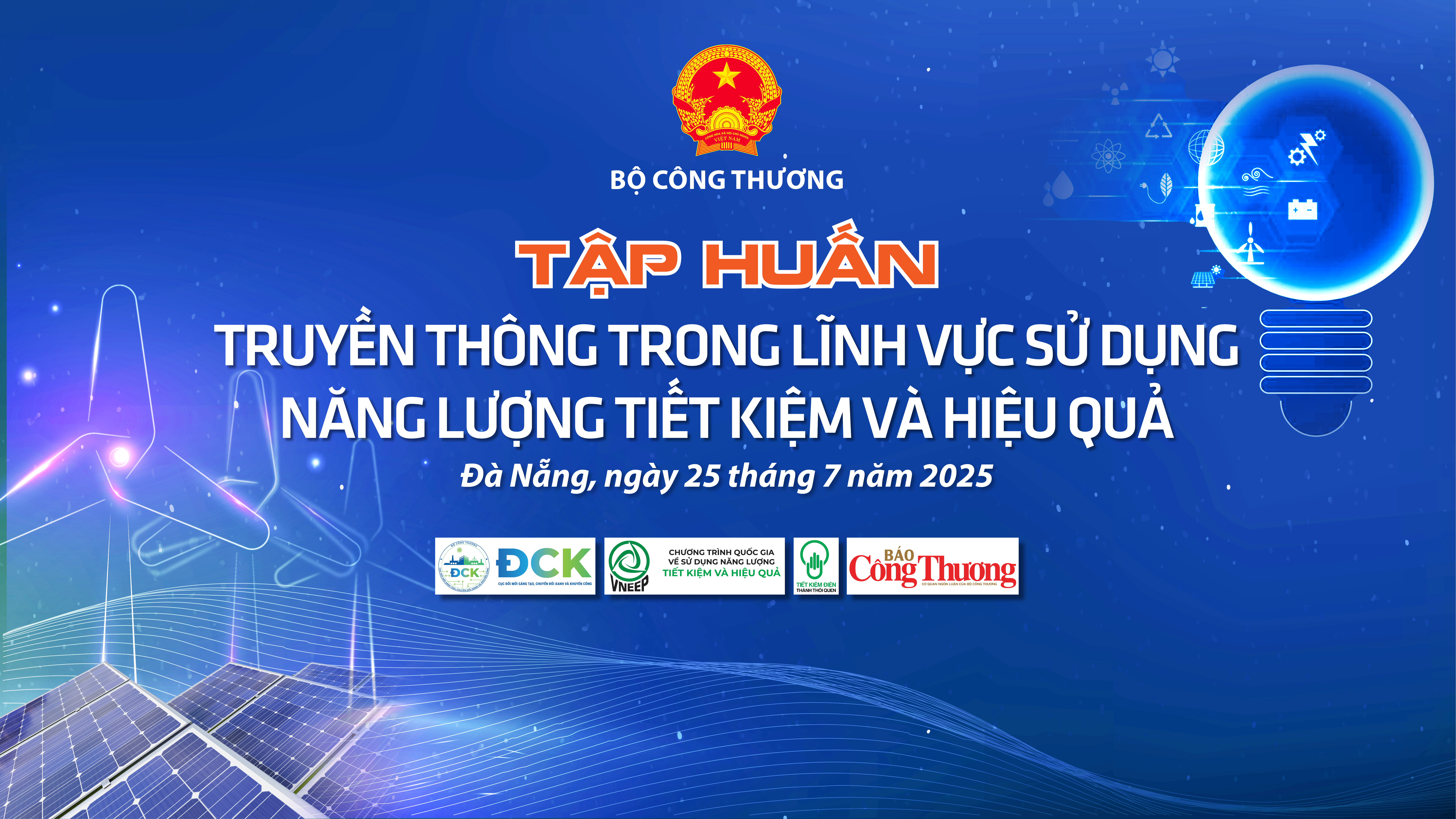 Tập huấn cho các cơ quan báo chí miền Trung về tiết kiệm năng lượng
