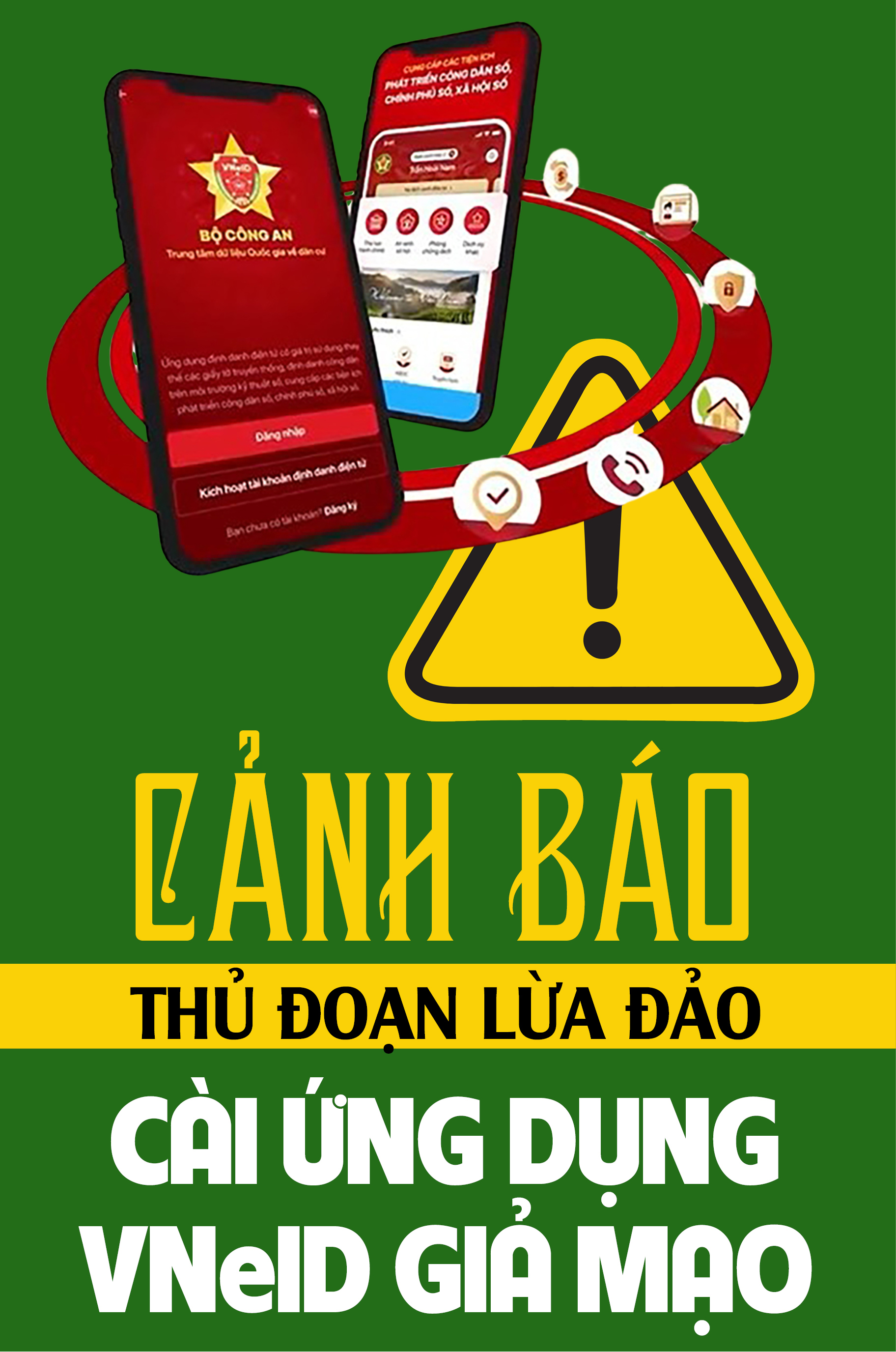 Infographic | Cảnh báo thủ đoạn lừa đảo cài ứng dụng VNeID giả mạo