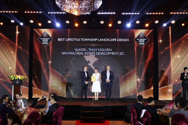 Vlasta – Thủy Nguyên nhận giải thưởng 'Khu đô thị kiến tạo phong cách sống có thiết kế cảnh quan đẹp nhất Việt Nam'