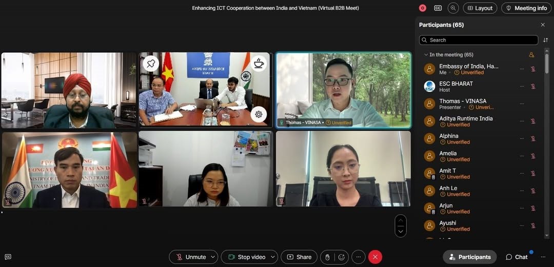 Thúc đẩy hợp tác điện tử và công nghệ thông tin Việt Nam - Ấn Độ