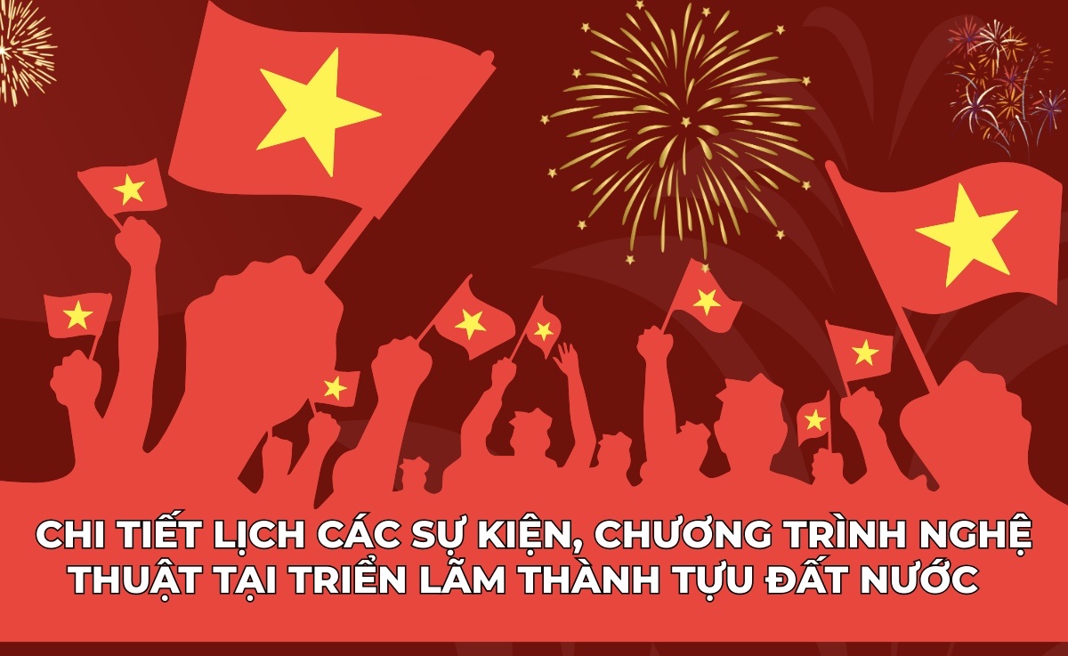 Infographic |  Chi tiết lịch tổ chức các sự kiện, chương trình tại Triển lãm thành tựu đất nước 