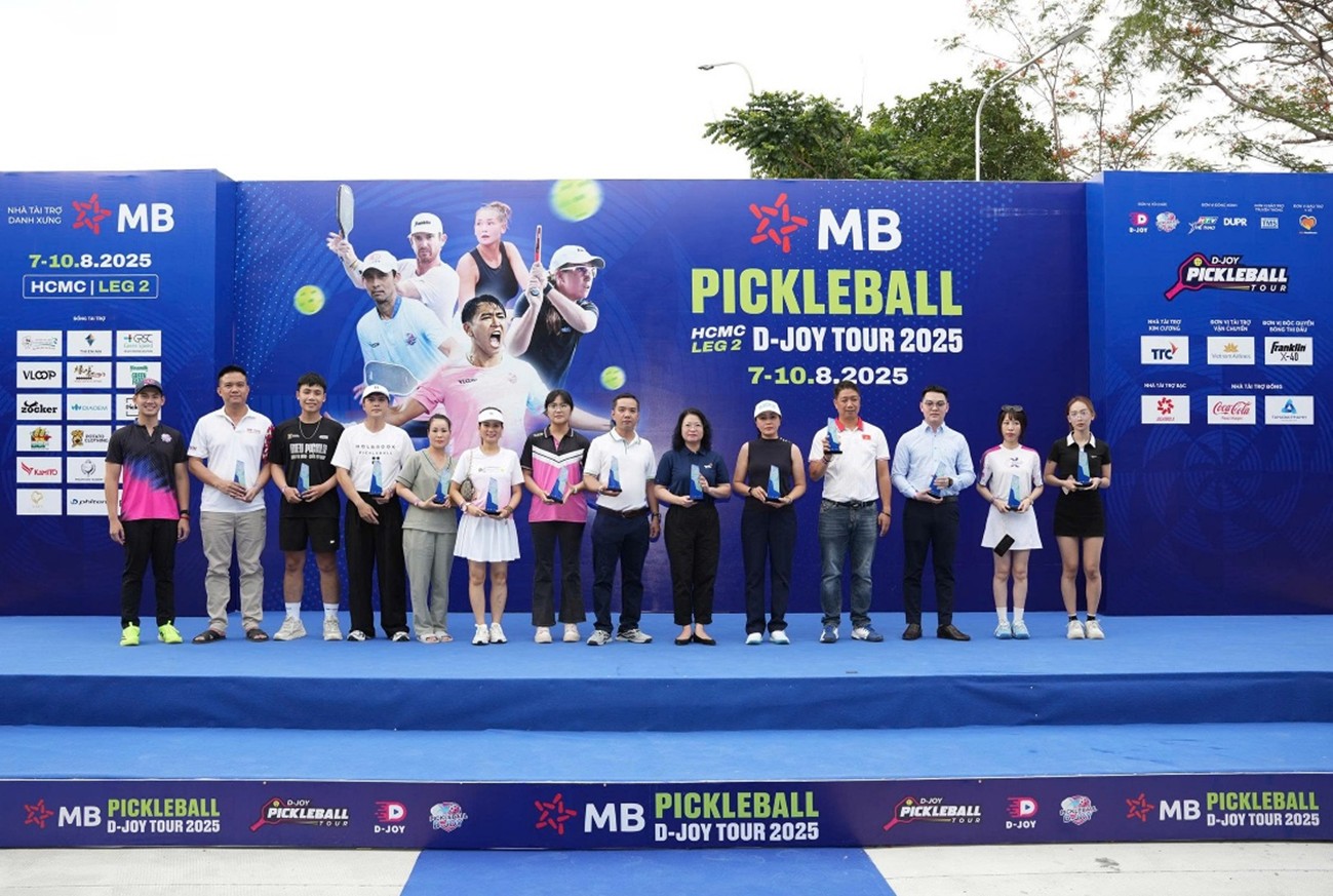 Gần 1.500 trận đấu tại MB Pickleball D-Joy Tour 2025 - HCMC Leg 2