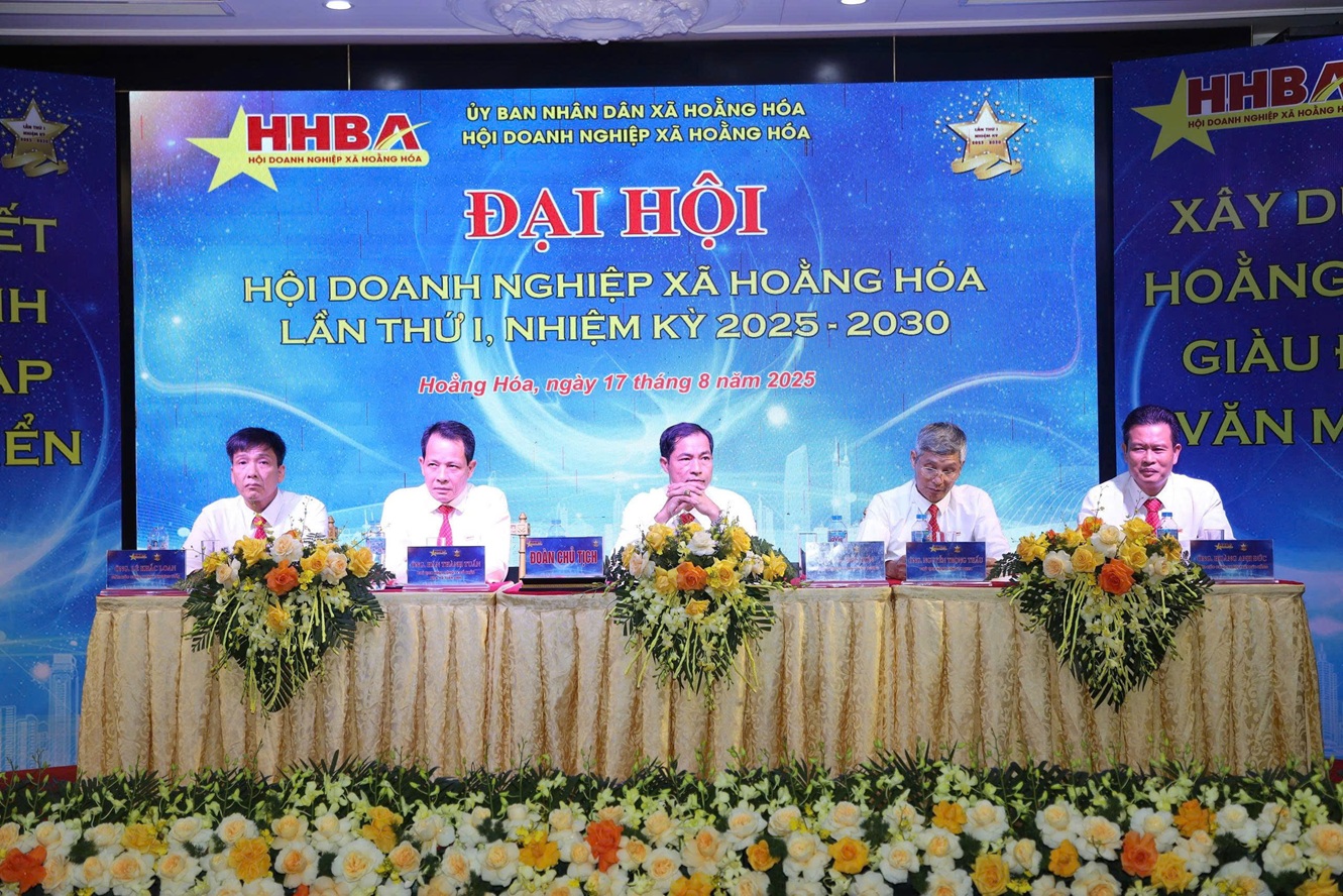 Ông Tạ Hữu Sơn được bầu làm Chủ tịch Hội Doanh nghiệp xã Hoằng Hóa