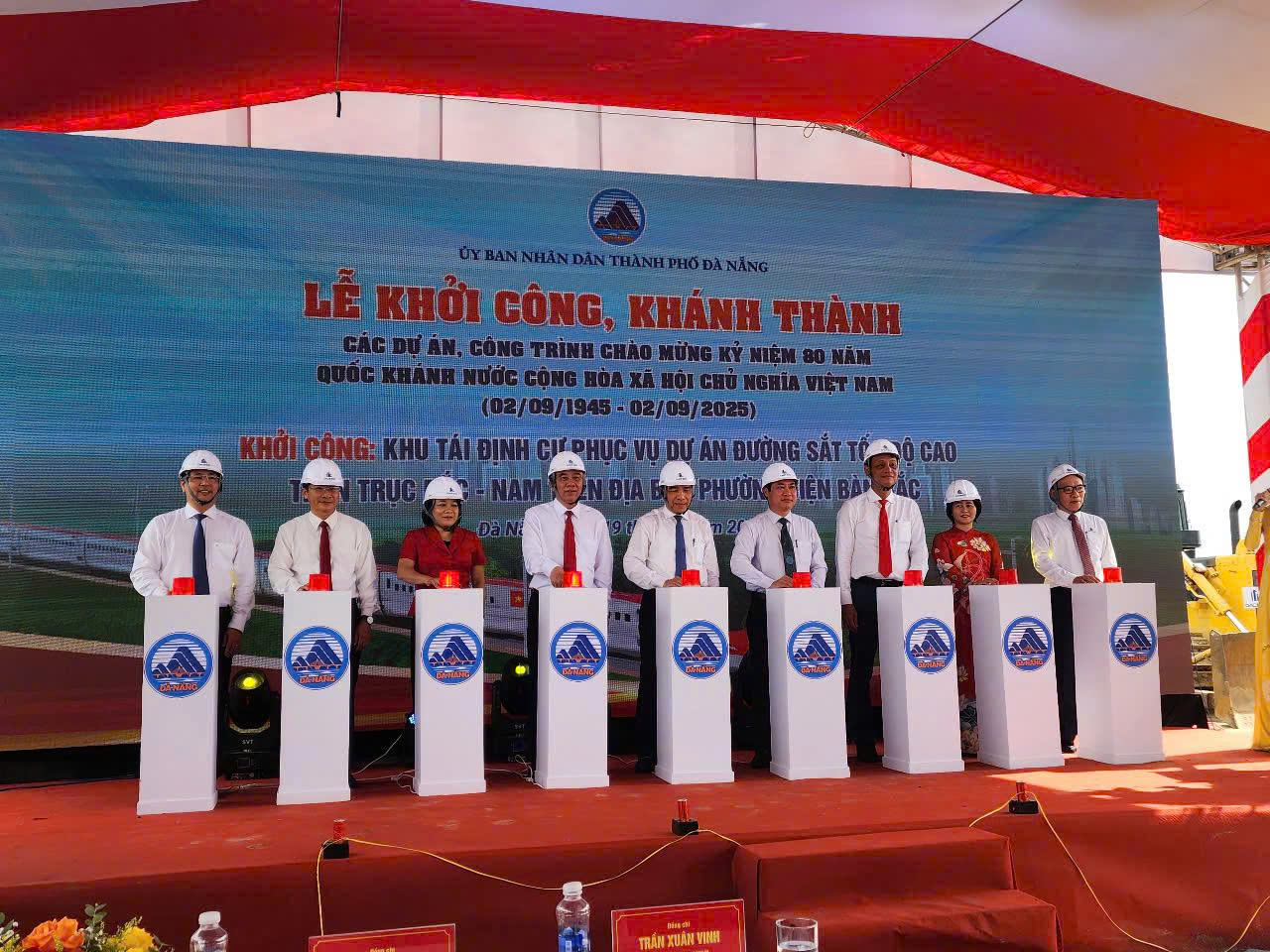 Đà Nẵng: Khởi công khu tái định cư Dự án đường sắt tốc độ cao Bắc - Nam