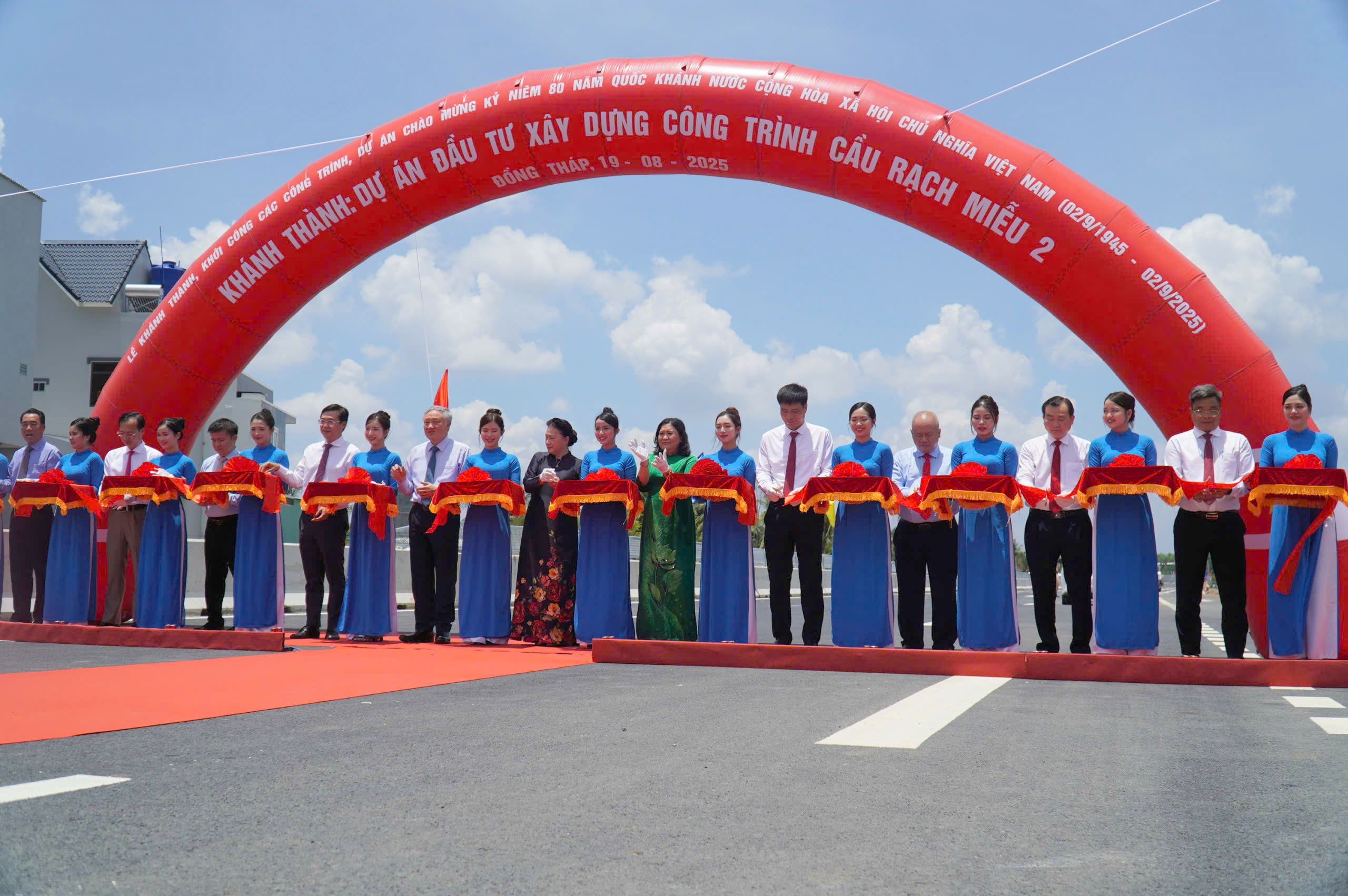 Khánh thành cầu Rạch Miễu 2 mừng kỷ niệm 80 năm Quốc khánh 2/9