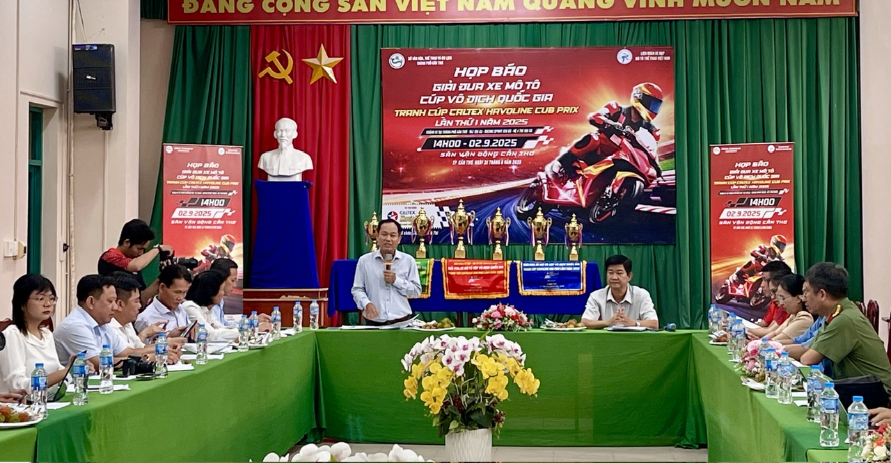 Sắp diễn ra giải đua xe mô tô toàn quốc tại Cần Thơ