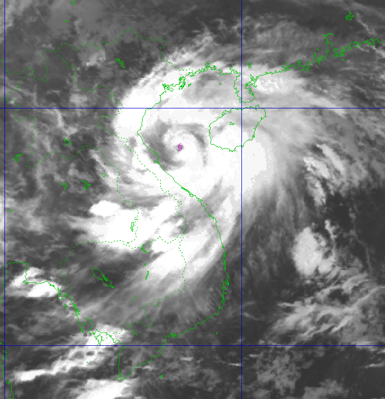 Bão số 5 chỉ còn cách Nghệ An 185 km