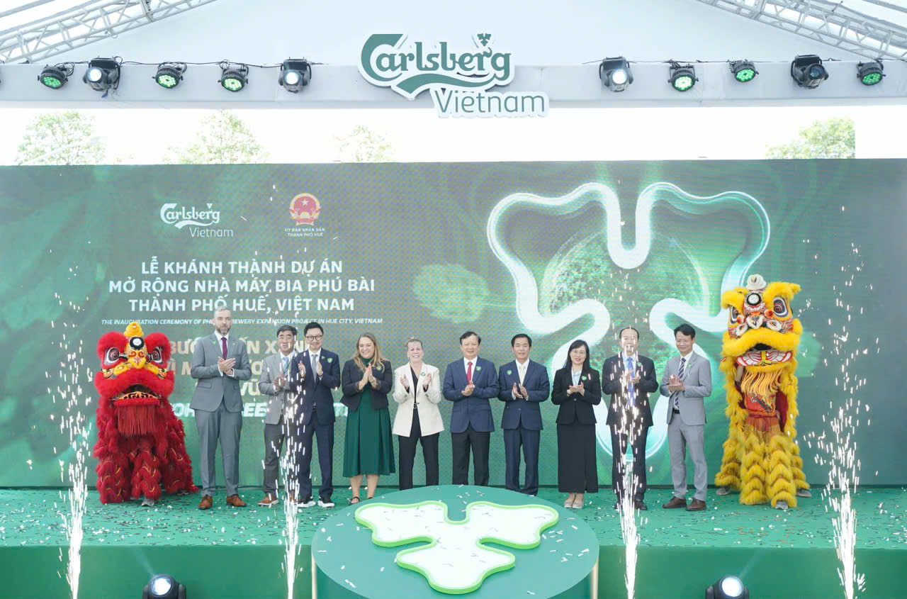 Thành phố Huế: Khánh thành nhà máy bia Phú Bài mở rộng