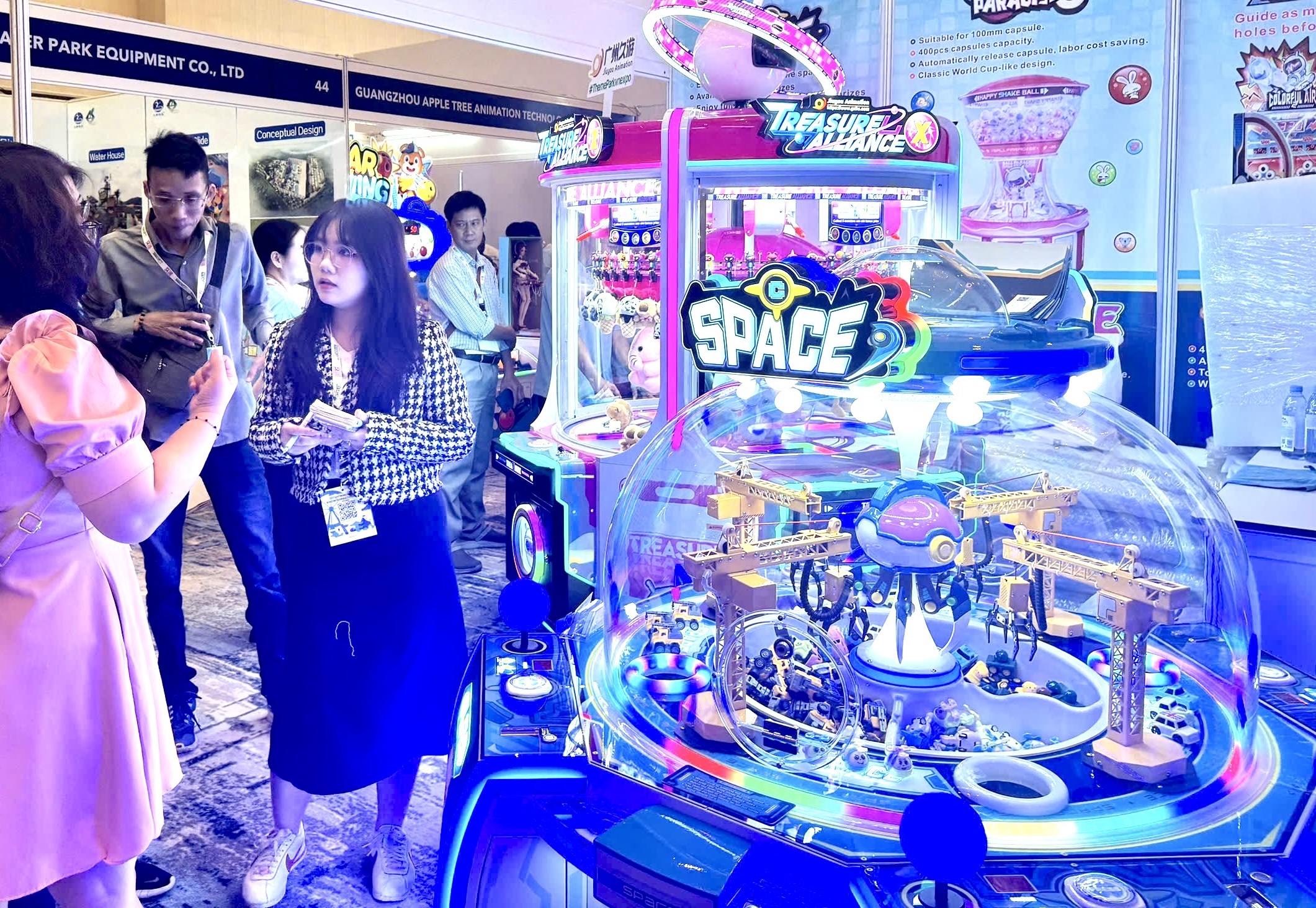 Nhiều công nghệ mới tại triển lãm máy móc ngành vui chơi giải trí 2025