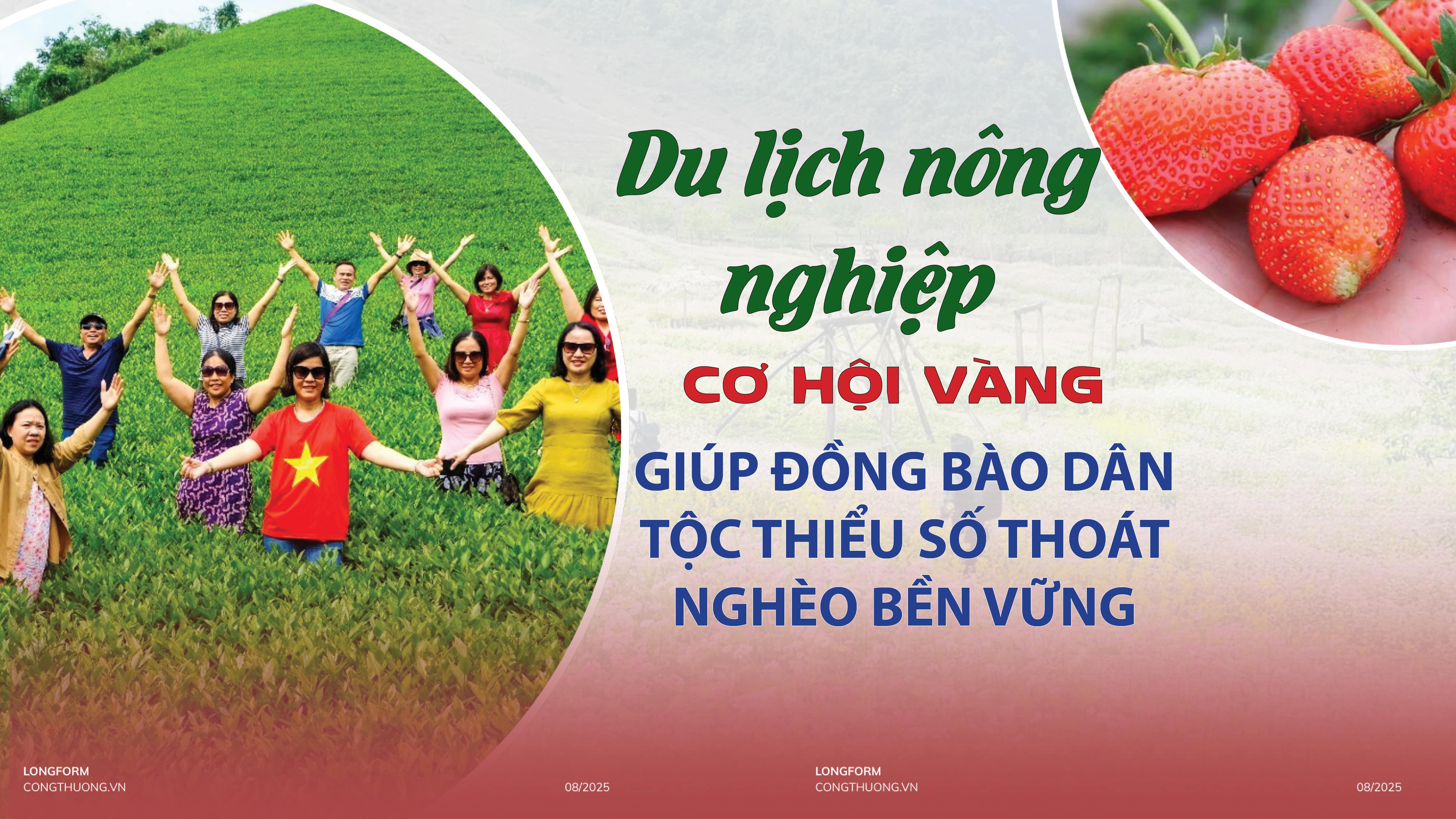 Longform | Du lịch nông nghiệp: Cơ hội vàng giúp đồng bào dân tộc thiểu số thoát nghèo bền vững