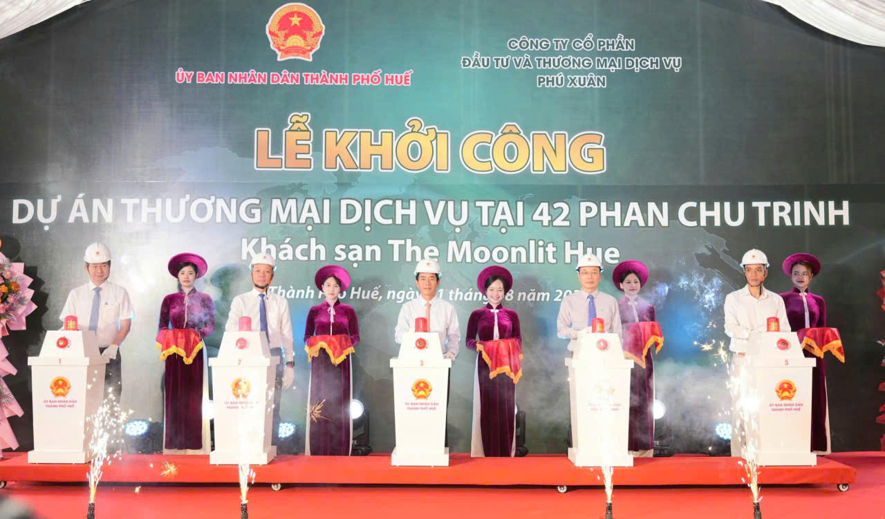 Thành phố Huế: Khởi công dự án tổ hợp siêu thị, khách sạn