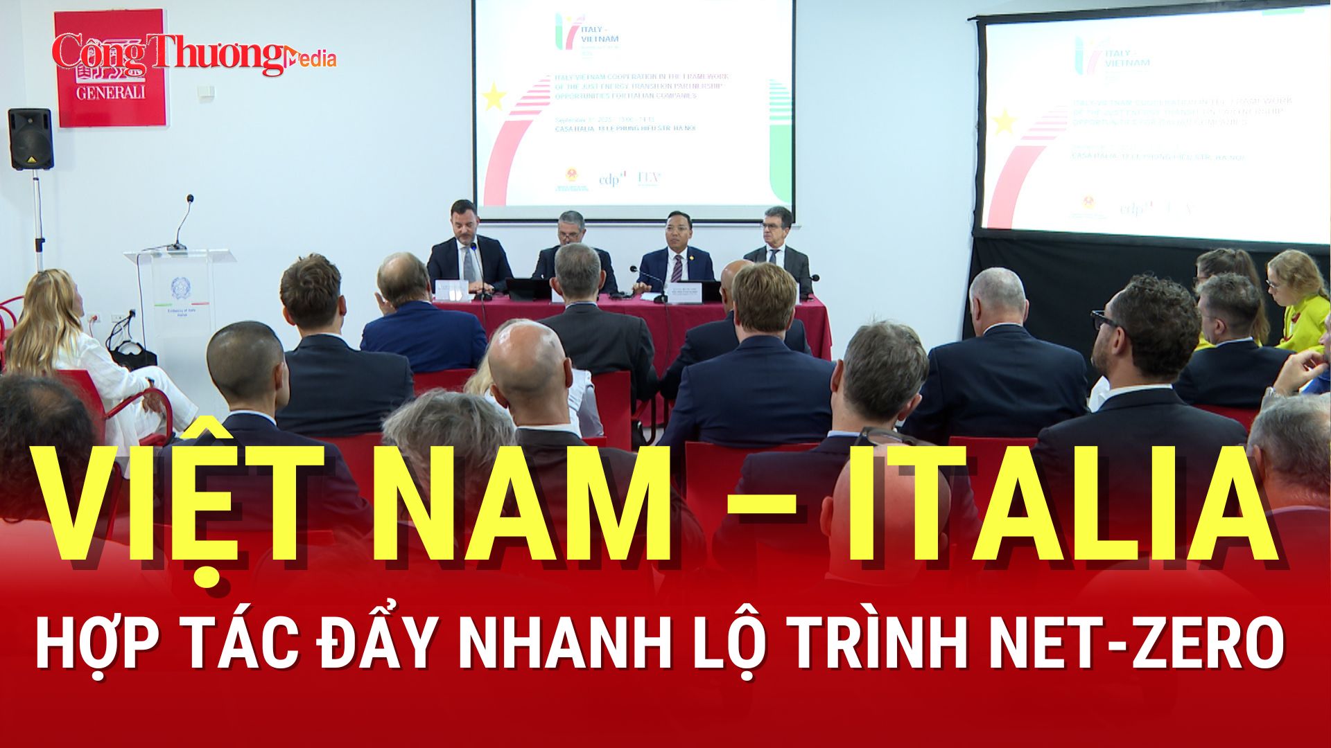 Việt Nam - Italia hợp tác đẩy nhanh lộ trình Net-Zero