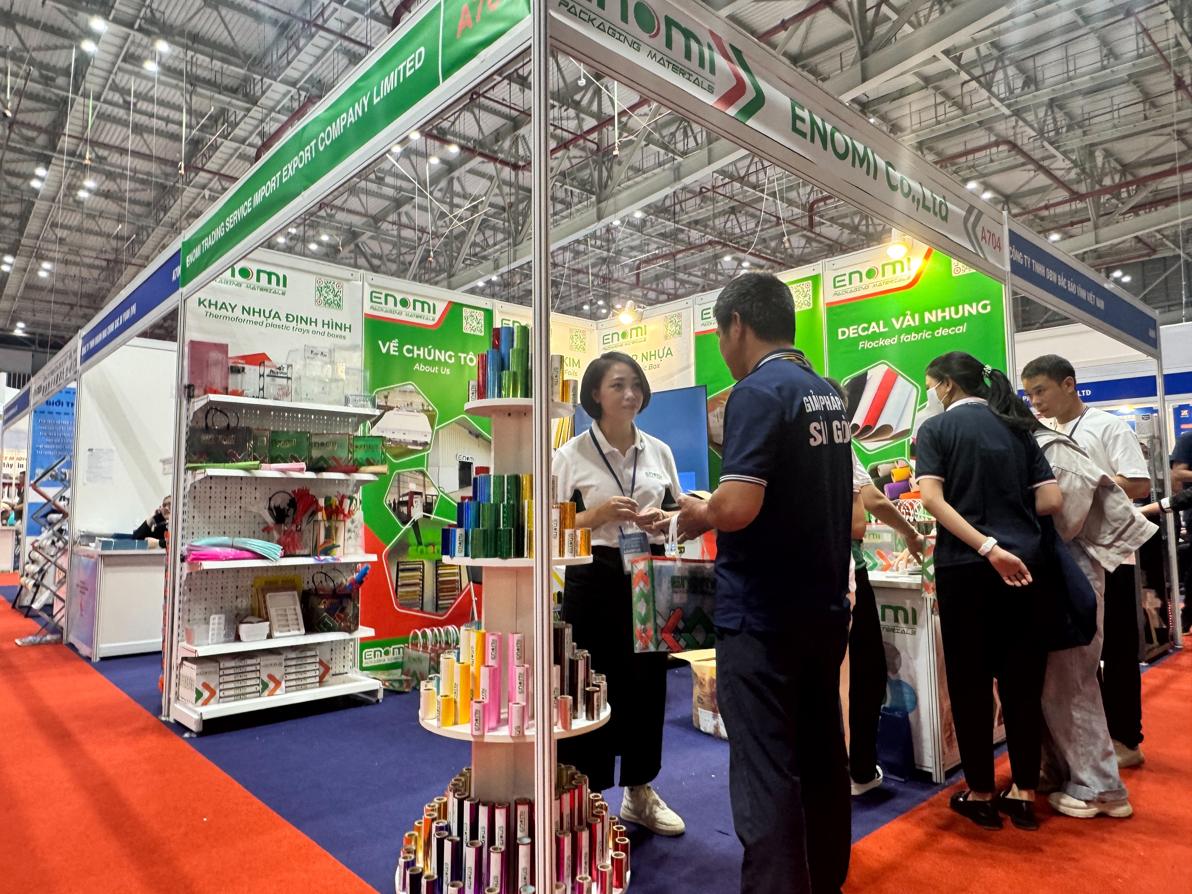 ENOMI mang giải pháp bao bì nhựa tiên tiến đến Vietnam PrintPack 2025