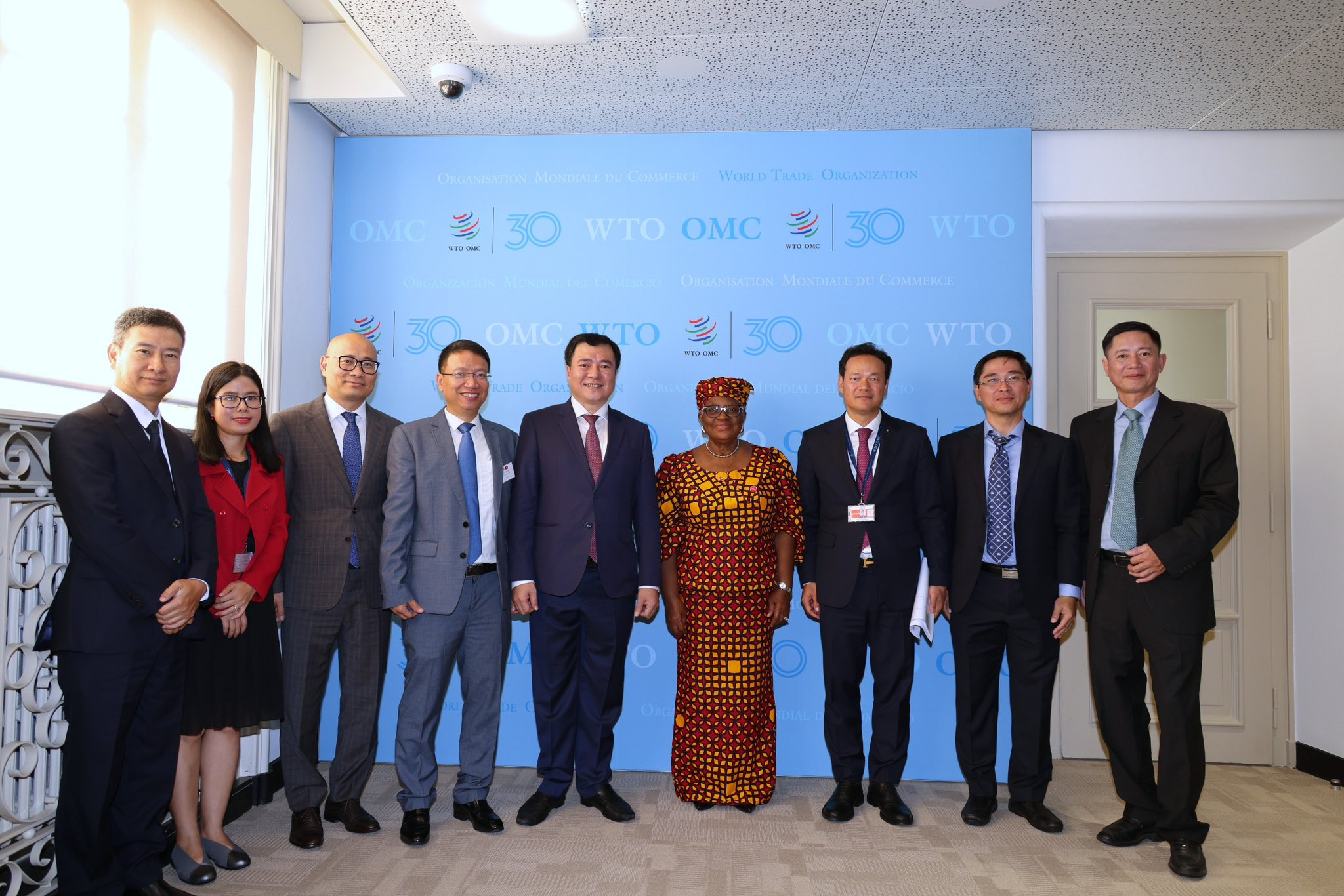 Thứ trưởng Nguyễn Sinh Nhật Tân làm việc với Tổng Giám đốc WTO 