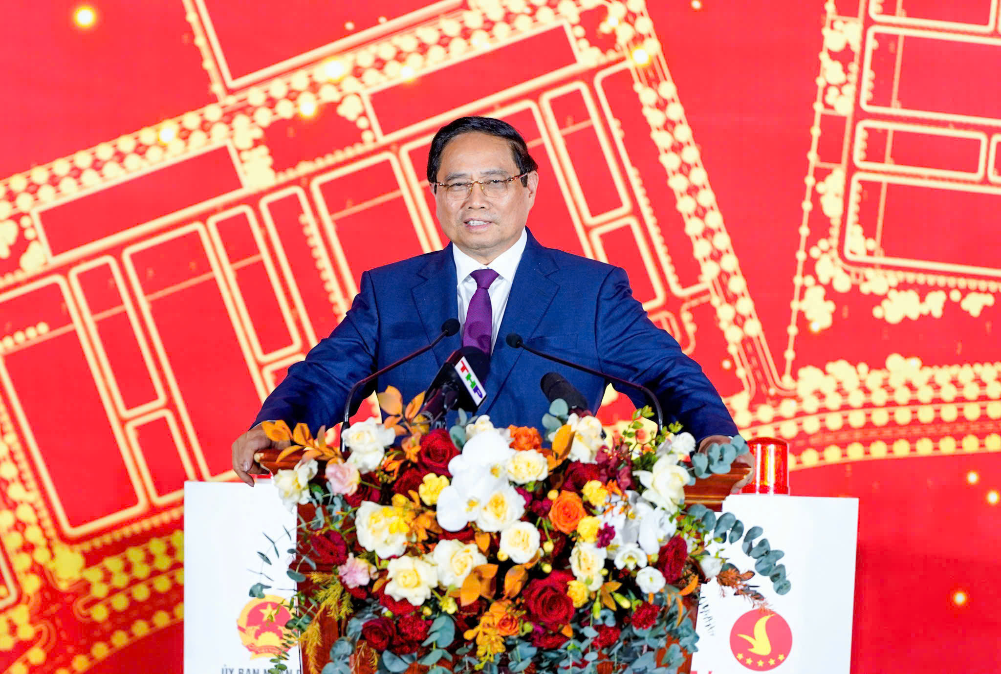 Thủ tướng Phạm Minh Chính phát biểu tại sự kiện. Ảnh Cấn Dũng.