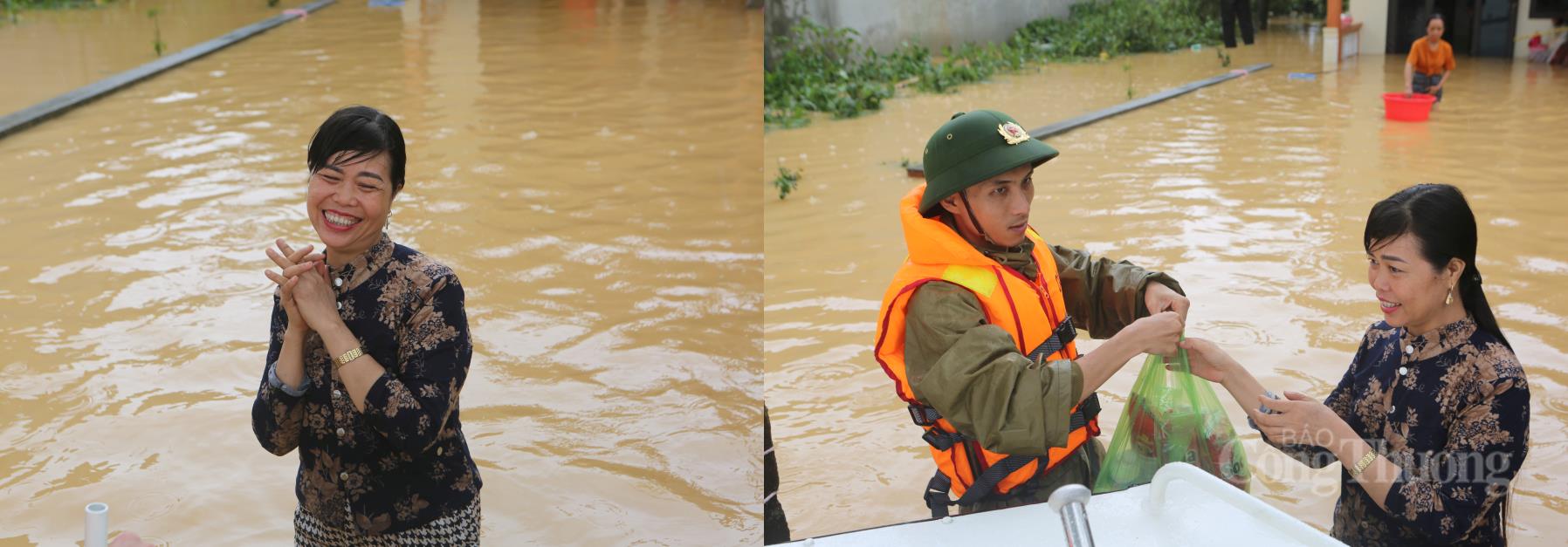 Trong bão lũ, càng thắm tình quân dân 