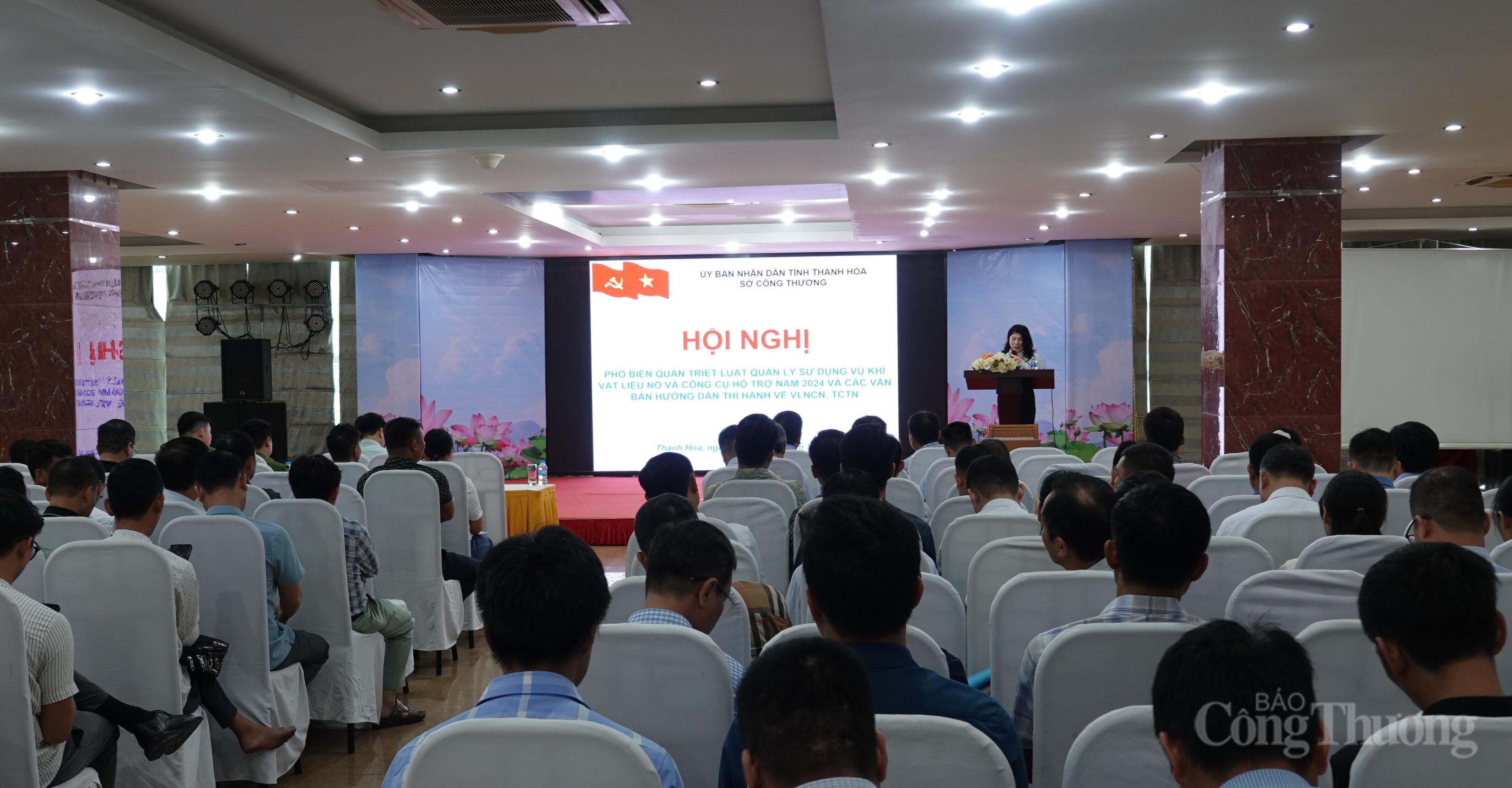 Thanh Hóa: Triển khai Luật Quản lý, sử dụng vũ khí, vật liệu nổ và công cụ hỗ trợ