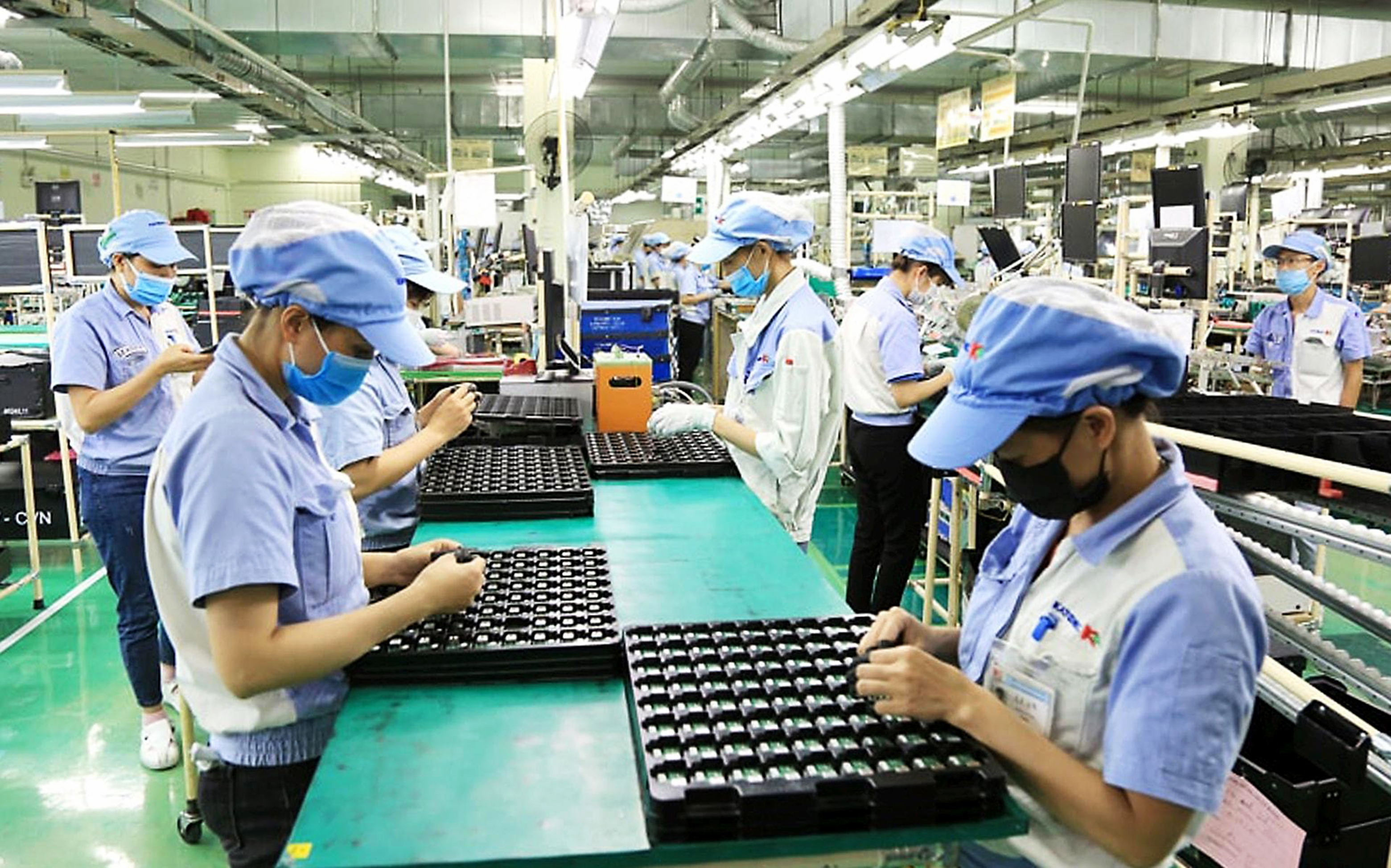 Hà Nội: Sản xuất công nghiệp tăng trưởng tích cực