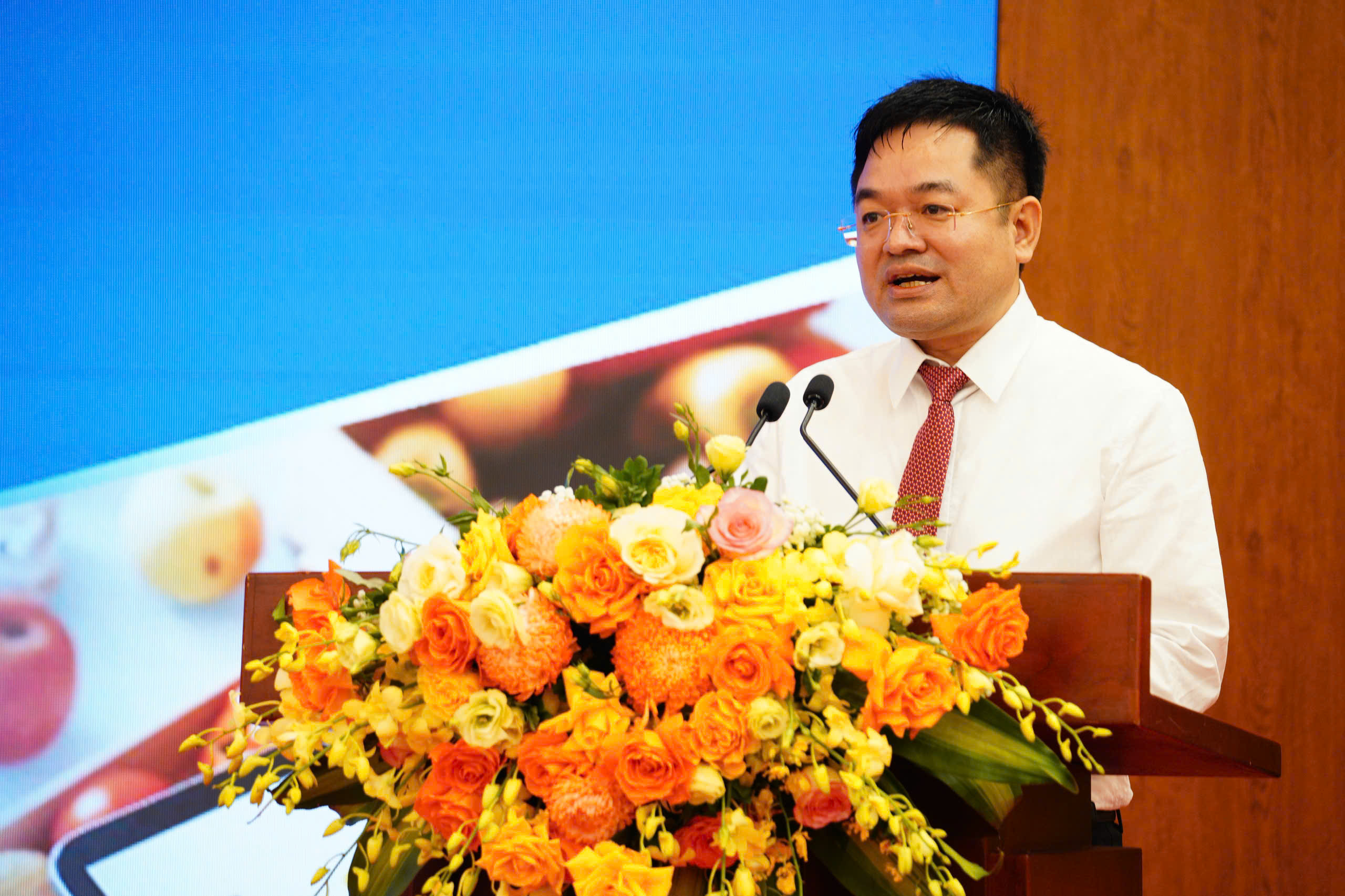 Ông Nguyễn Văn Minh - Tổng Biên tập Báo Công Thương phát biểu khai mạc diễn đàn.