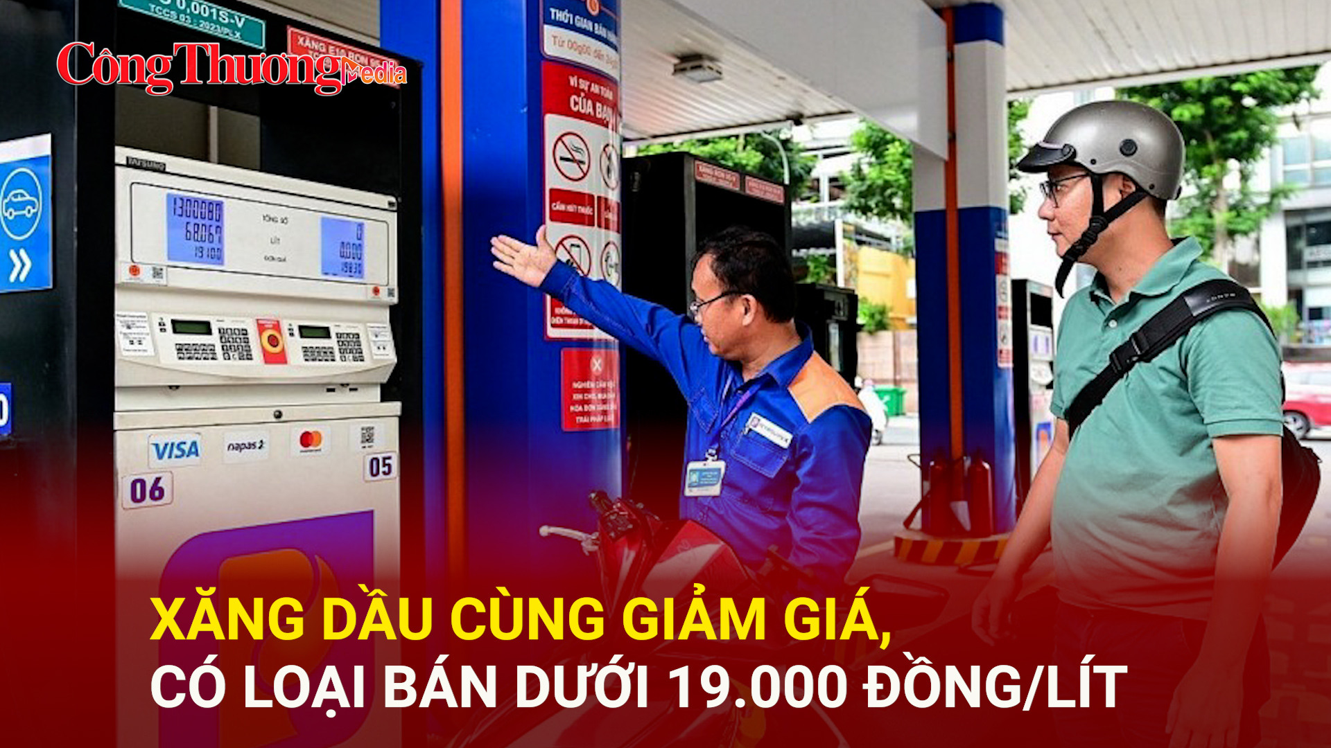 Xăng dầu cùng giảm giá, có loại bán dưới 19.000 đồng/lít