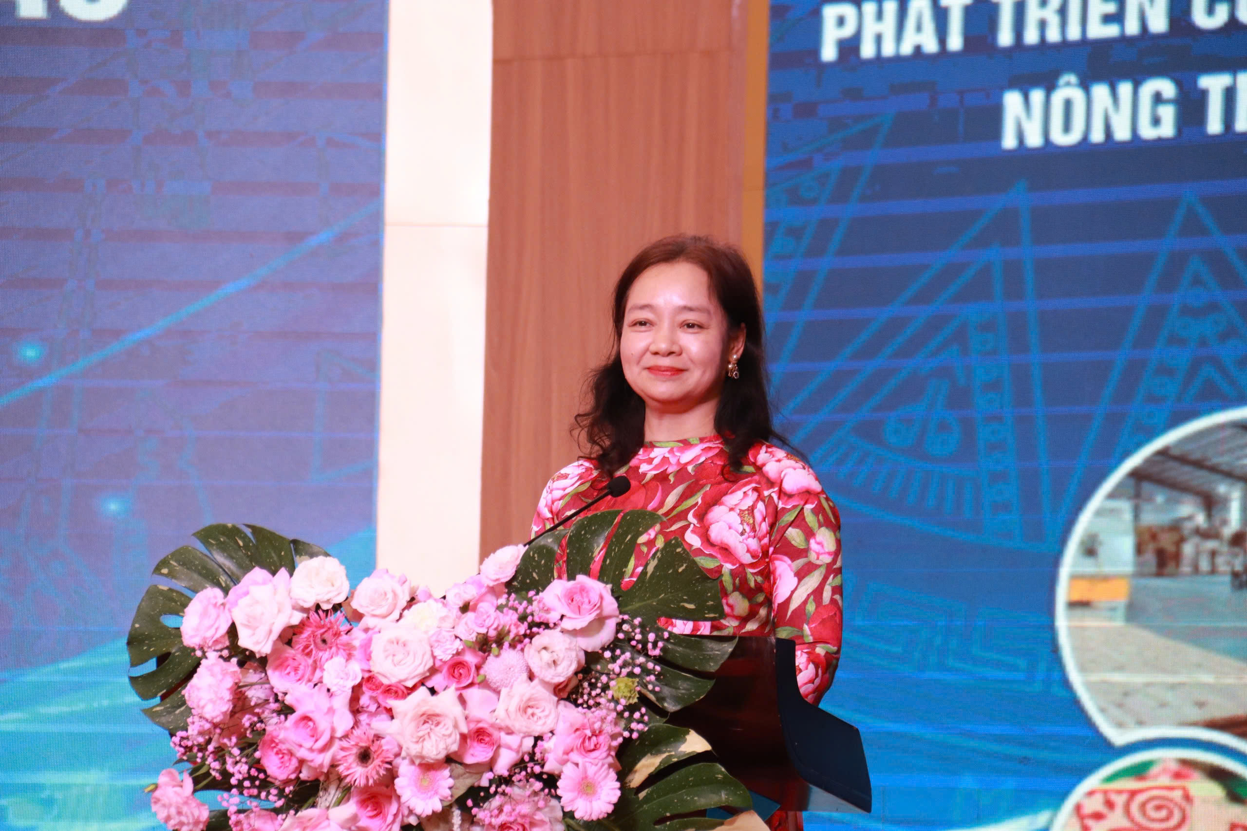 Bà Nguyễn Thị Lâm Giang, Cục trưởng Cục Đổi mới sáng tạo, Chuyển đổi xanh và Khuyến công. Ảnh: Thanh Tuấn