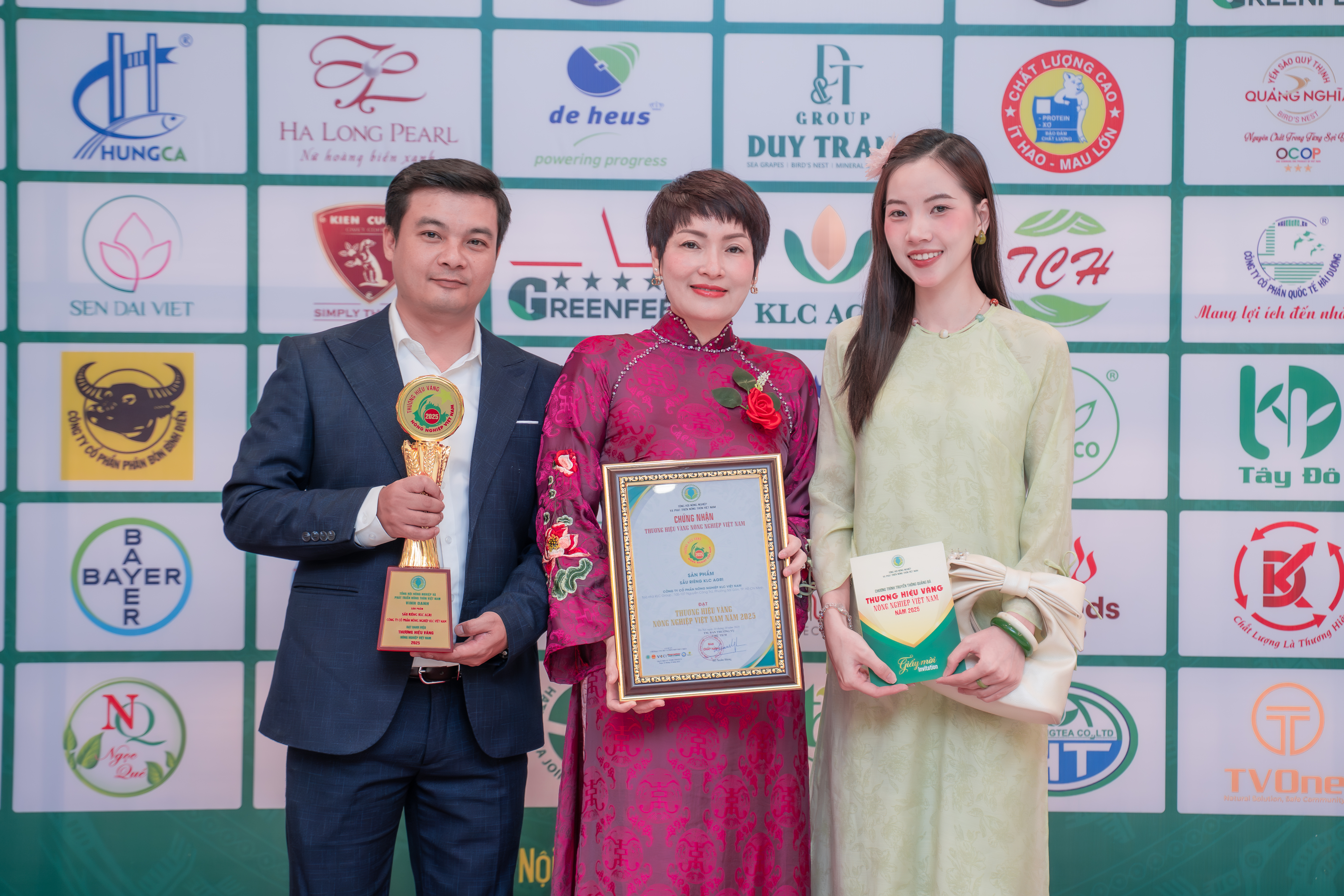 KLC Agri được vinh danh “Thương hiệu Vàng Nông nghiệp Việt Nam 2025”