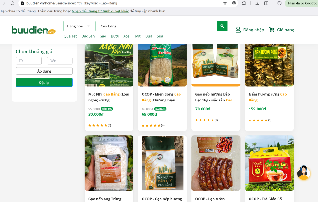 Đẩy mạnh tiêu thụ sản phẩm Cao Bằng qua sàn thương mại điện tử