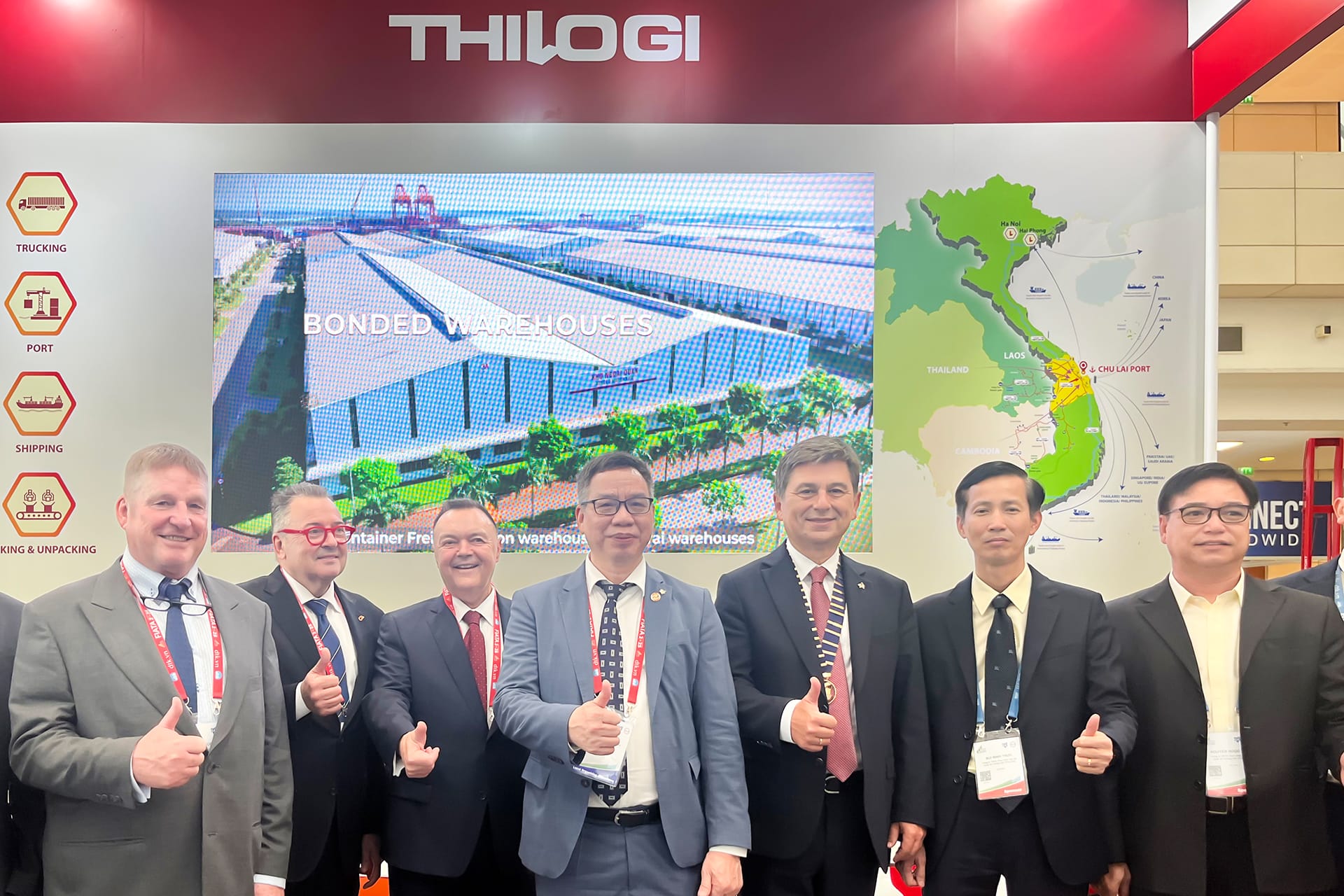 Thilogi giới thiệu hê sinh thái logistics trọn gói tại Đại hội logistics thế giới FWC 2025