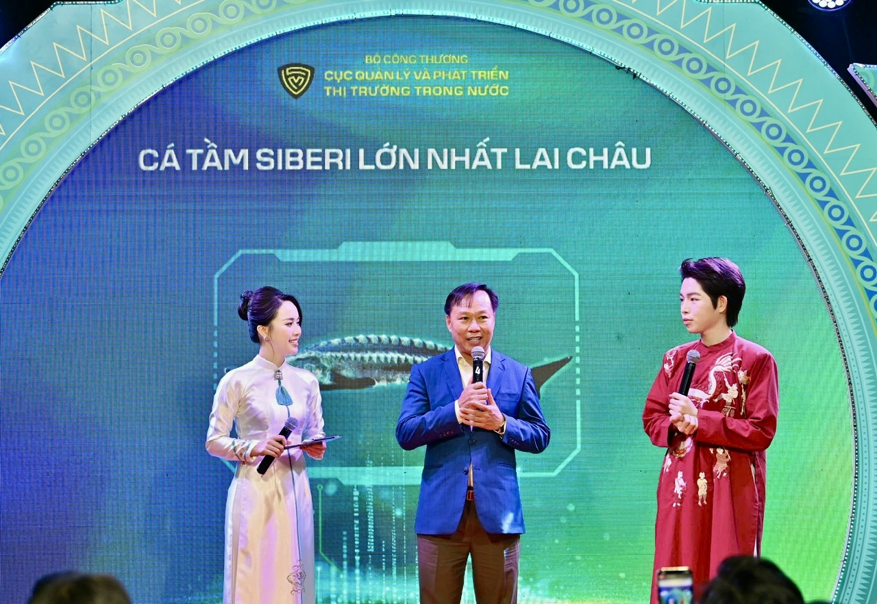 Cá tầm 50kg đấu giá trăm triệu: Mở hướng nâng tầm nông sản Lai Châu