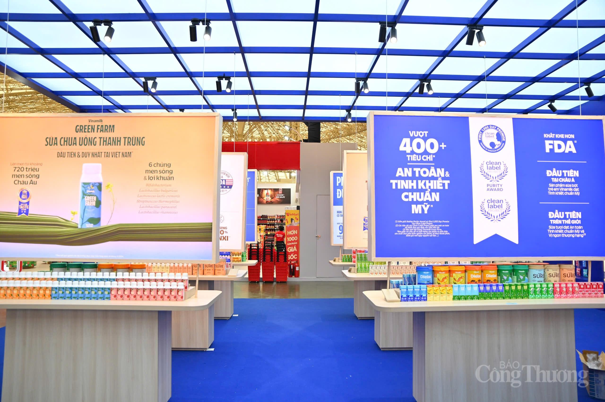 Gian trưng bày của Vinamilk tại hội chợ
