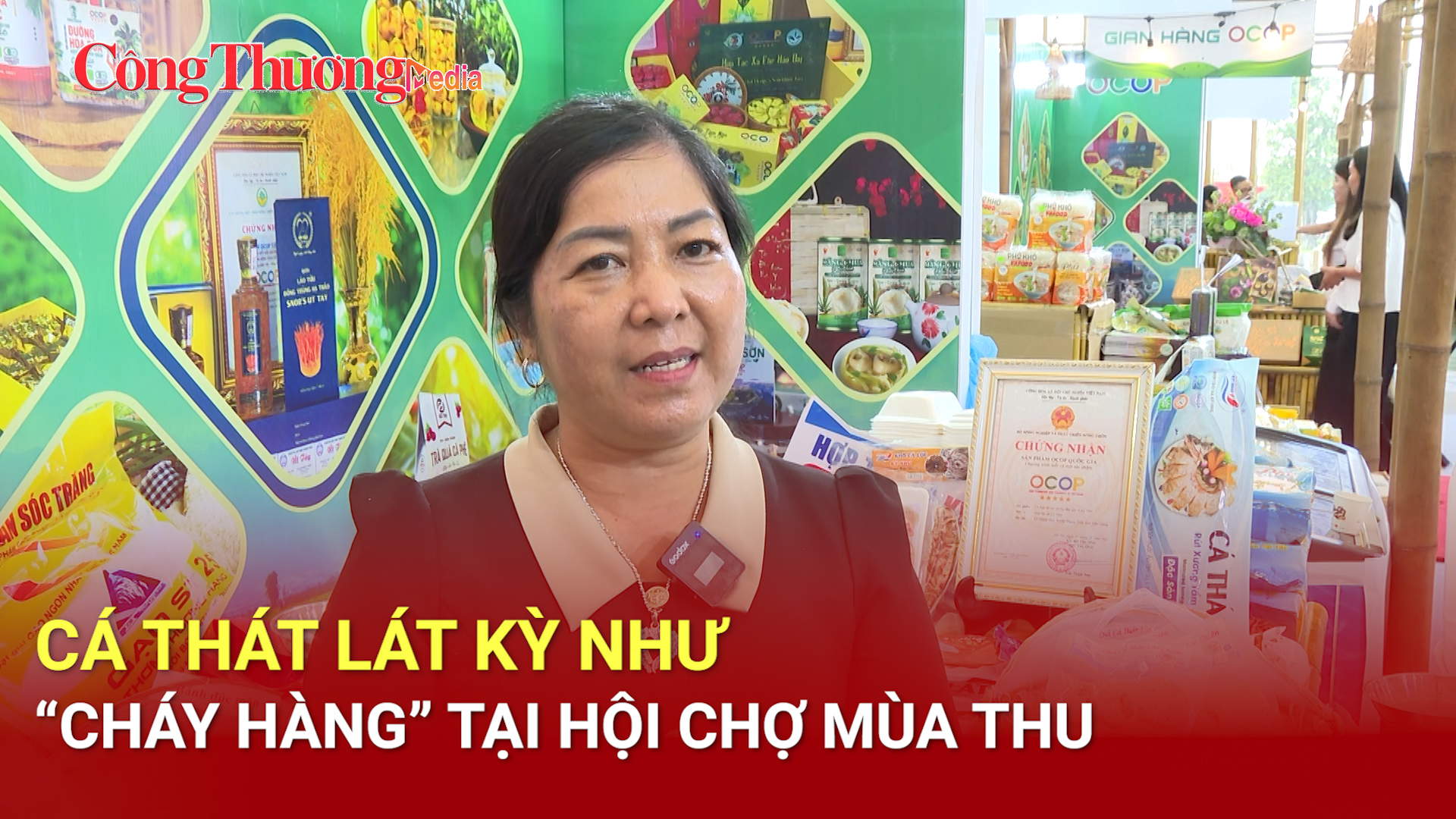 Cá thát lát Kỳ Như 'cháy hàng' tại Hội chợ Mùa Thu