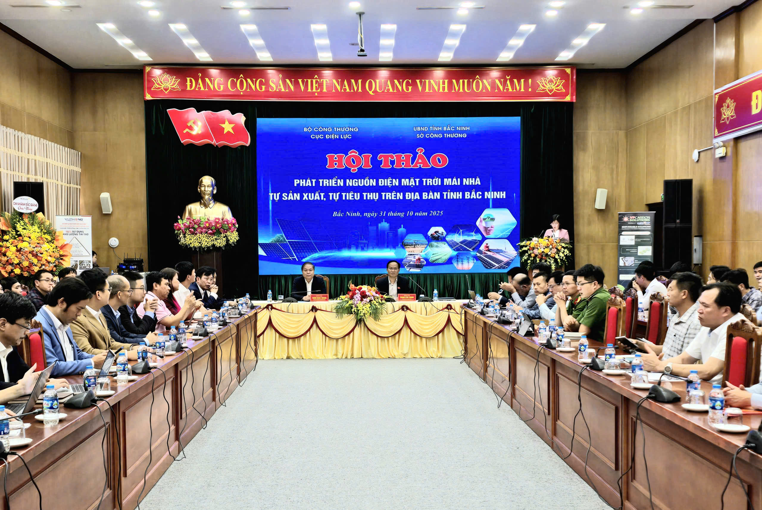 Bộ Công Thương đồng hành cùng Bắc Ninh phát triển điện mặt trời mái nhà