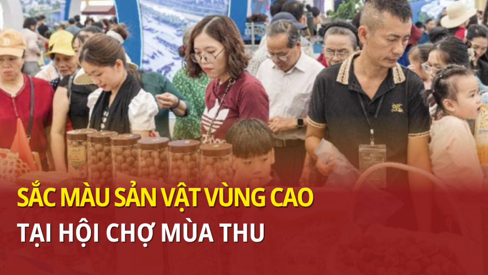 Sắc màu sản vật vùng cao tại Hội chợ Mùa Thu