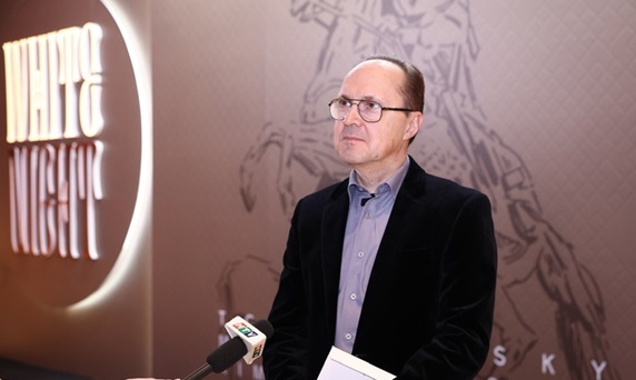 Ông Gennady Stepanovic Bezdetko, Đại sứ đặc mệnh toàn quyền Liên bang Nga tại Việt Nam chia sẻ bên lề chương trình hòa nhạc ‘White Night’ - Đêm Trắng