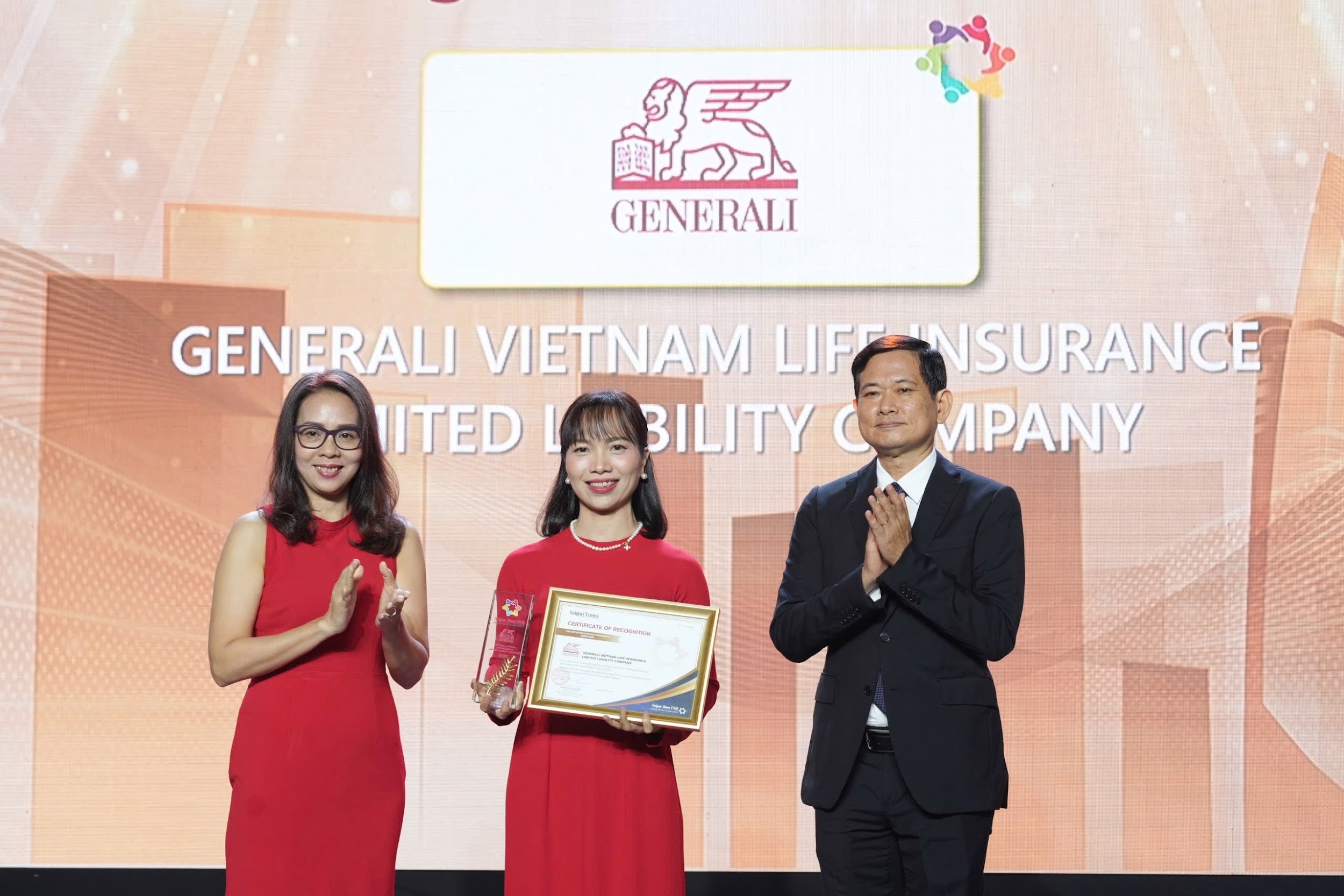 Generali Việt Nam giữ vững danh hiệu “Doanh nghiệp vì Cộng đồng”