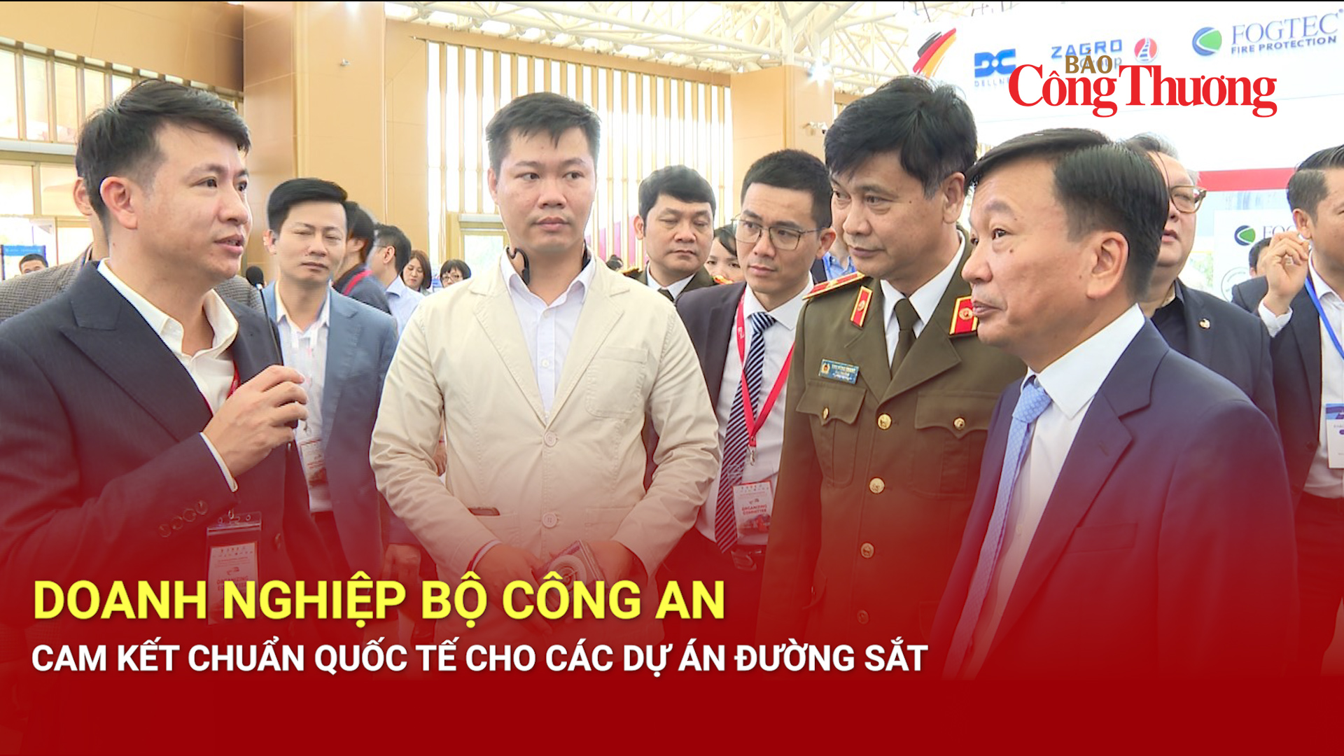 Doanh nghiệp Bộ Công an cam kết chuẩn quốc tế cho các dự án đường sắt